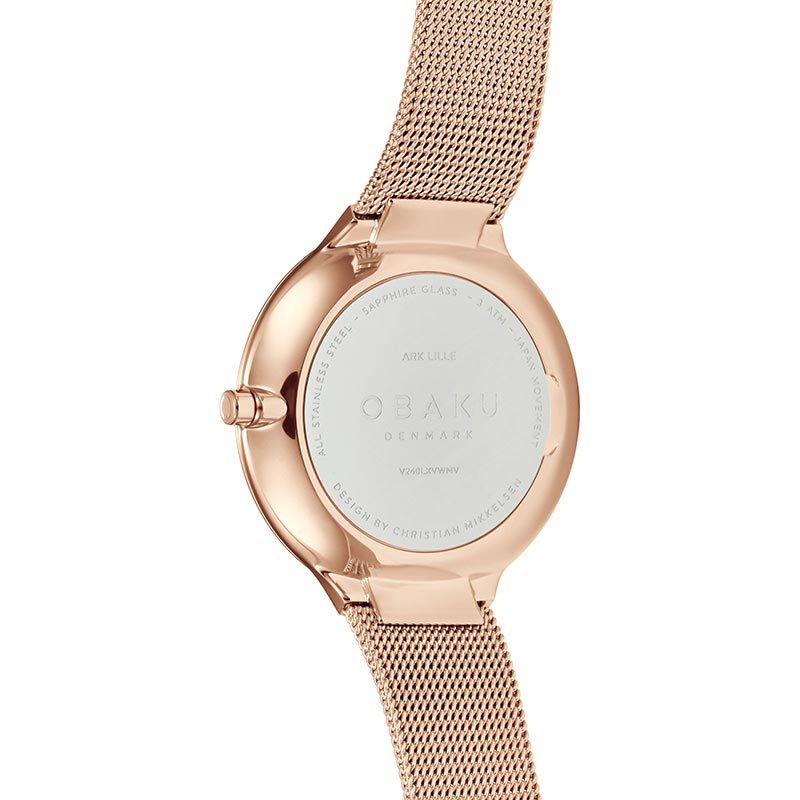 Obaku Denmark V240LXVWMV damski zegarek Slim bransoleta - miniatura 6