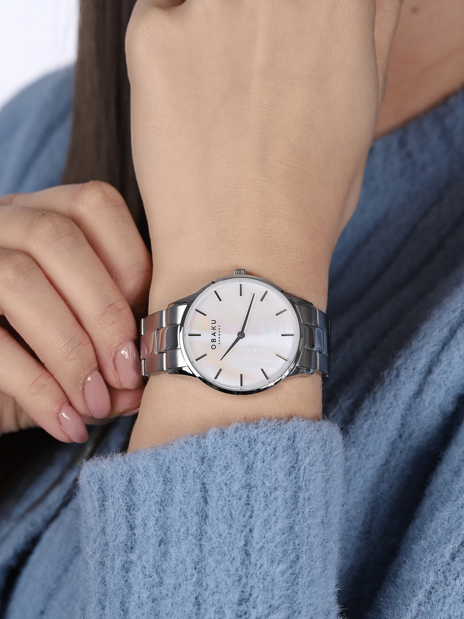 Lyng - Lille Steel - Aros Design House Obaku Denmark V247LXCWSC - hover