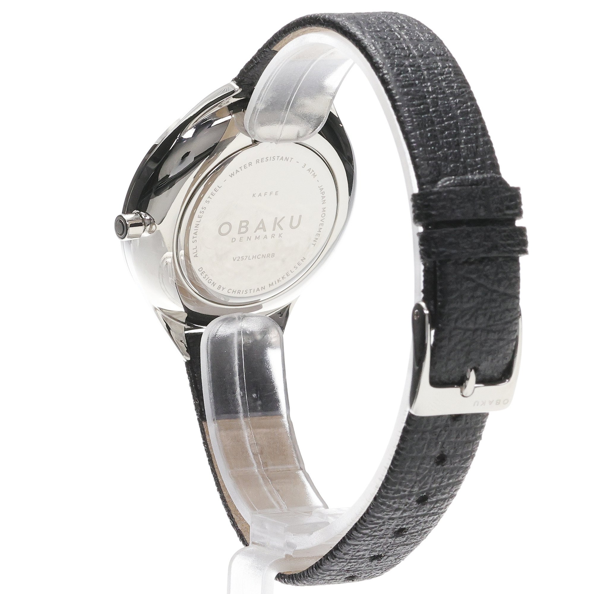zegarek Obaku Denmark V257LHCNRB kwarcowy damski Damskie Kaffe - Coconut - Aros Design House - miniatura 4
