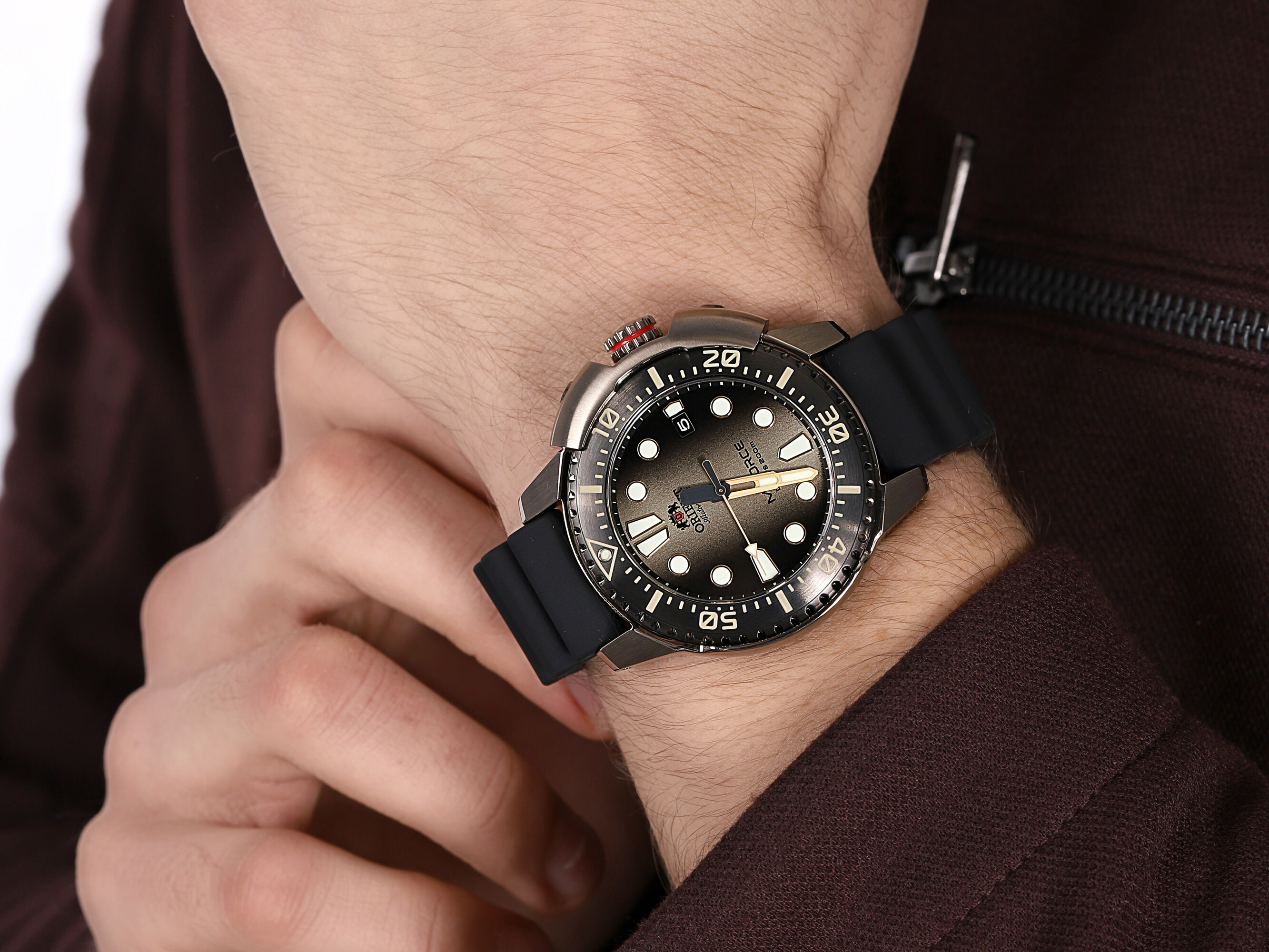 zegarek Orient RA-AC0L05G00B automatyczny męski Sports M-FORCE Orient 70th Anniversary Limited Edition - miniatura 2