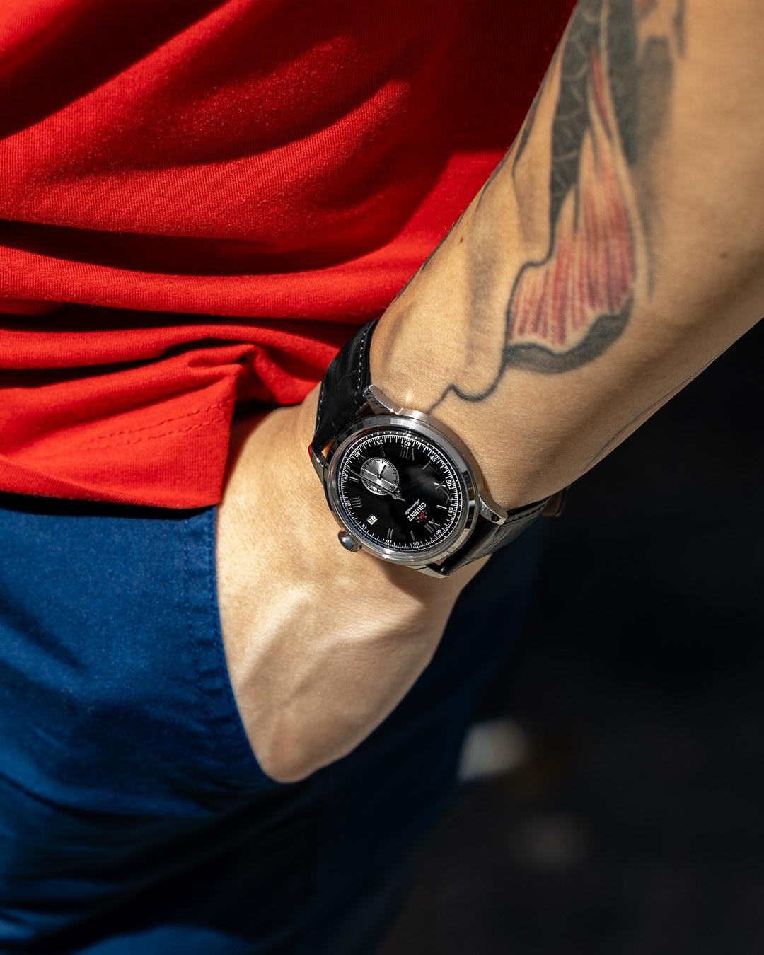 zegarek Orient RA-AP0101B30B automatyczny męski Classic Bambino 38 - miniatura 6