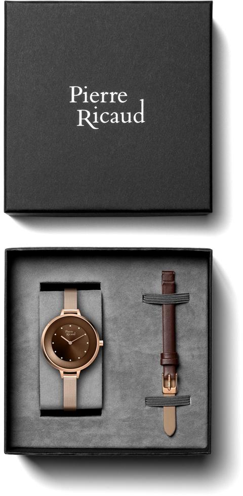 zegarek Pierre Ricaud P22039914GQ różowe złoto Bransoleta