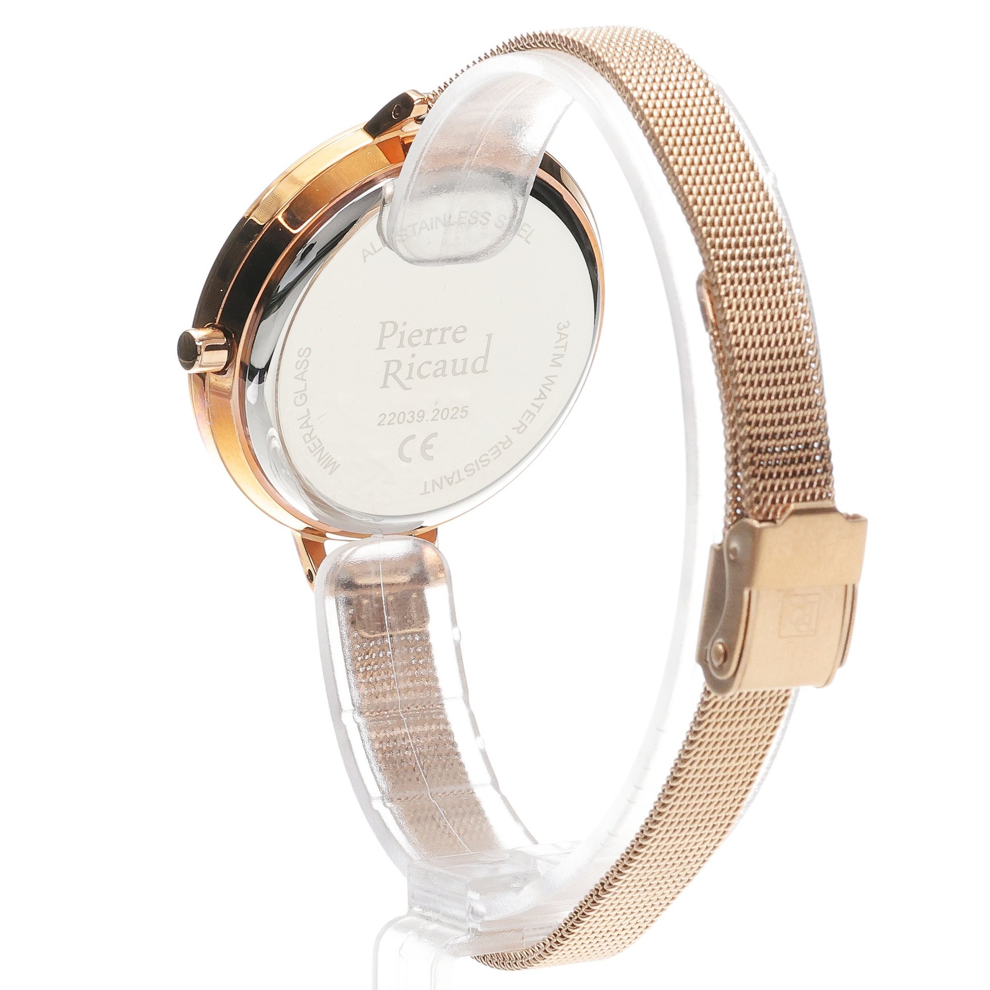 zegarek Pierre Ricaud P22039914GQ-SET różowe złoto Bransoleta
