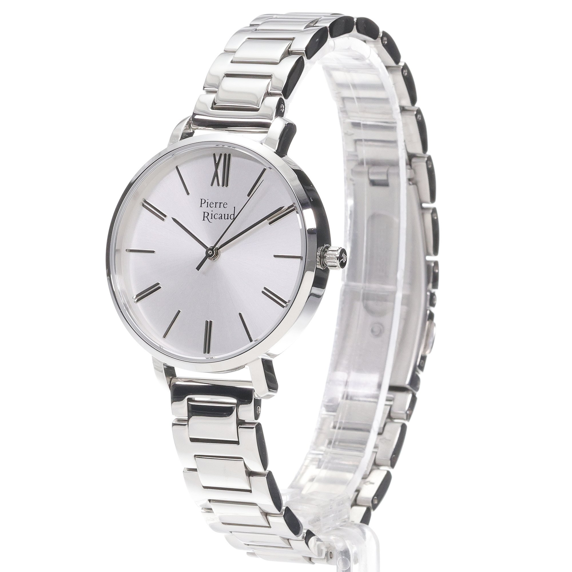 zegarek Pierre Ricaud P221155163Q Stainless Steel 35mm Damskie mineralne - miniatura 2