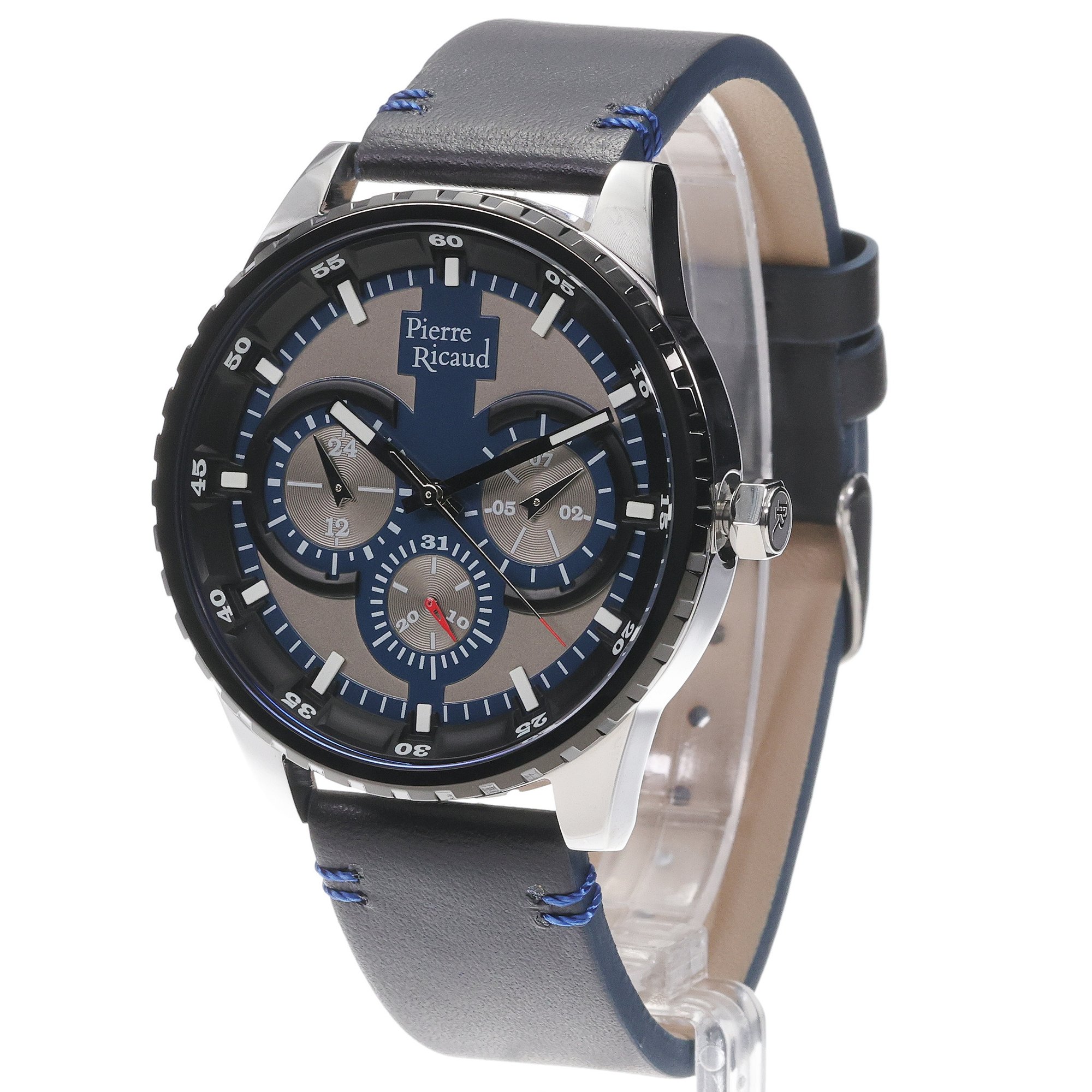 zegarek Pierre Ricaud P60031Y217QF srebrny Pasek