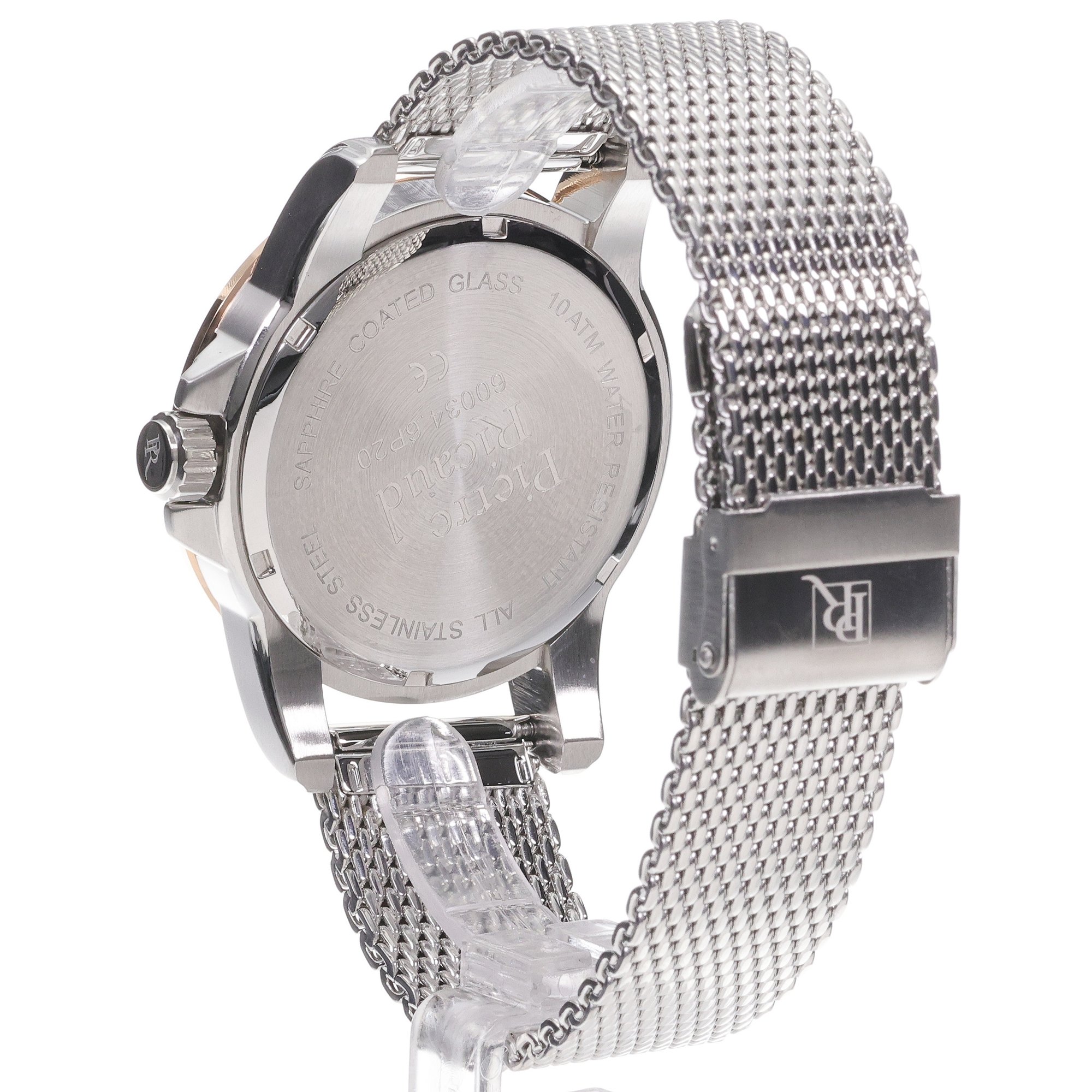 zegarek Pierre Ricaud P60034R1R4QF srebrny Bransoleta