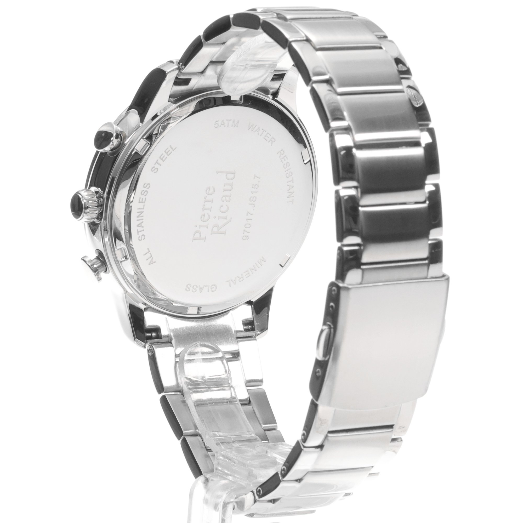 zegarek Pierre Ricaud P970175123CH męski z chronograf Bransoleta
