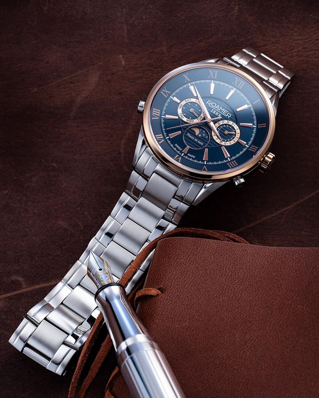zegarek Roamer 220837.49.45.20 męski z tachometr Rockshell Mark III - miniatura 3