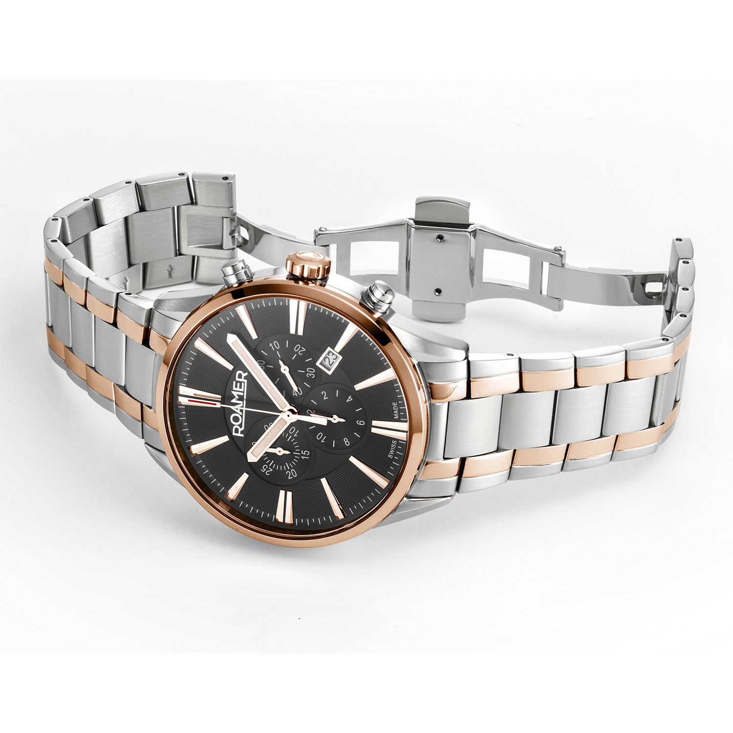 zegarek Roamer 508837 49 85 50 męski z chronograf Superior - miniatura 3
