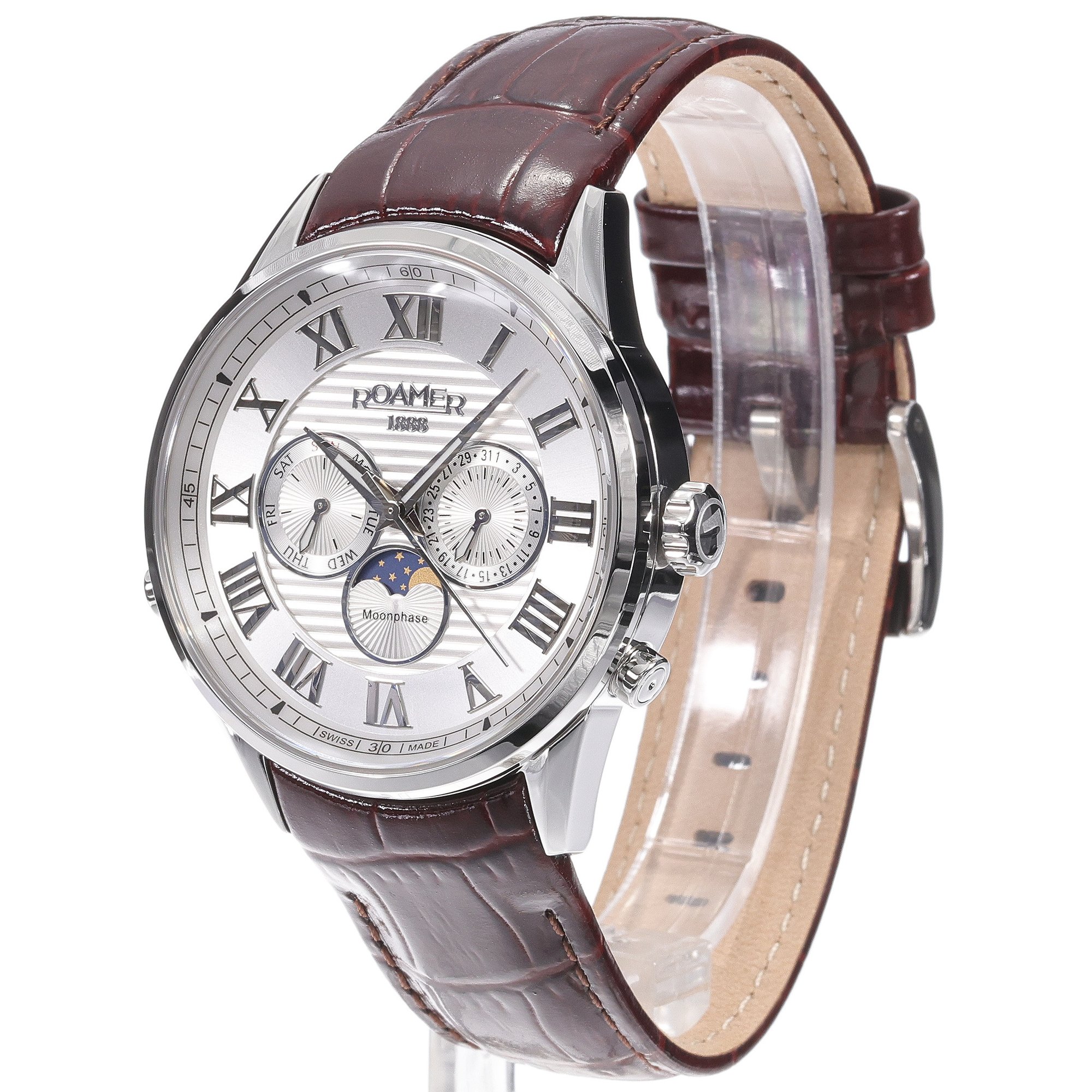 zegarek Roamer 513821 41 25 05 kwarcowy męski Superior - miniatura 2