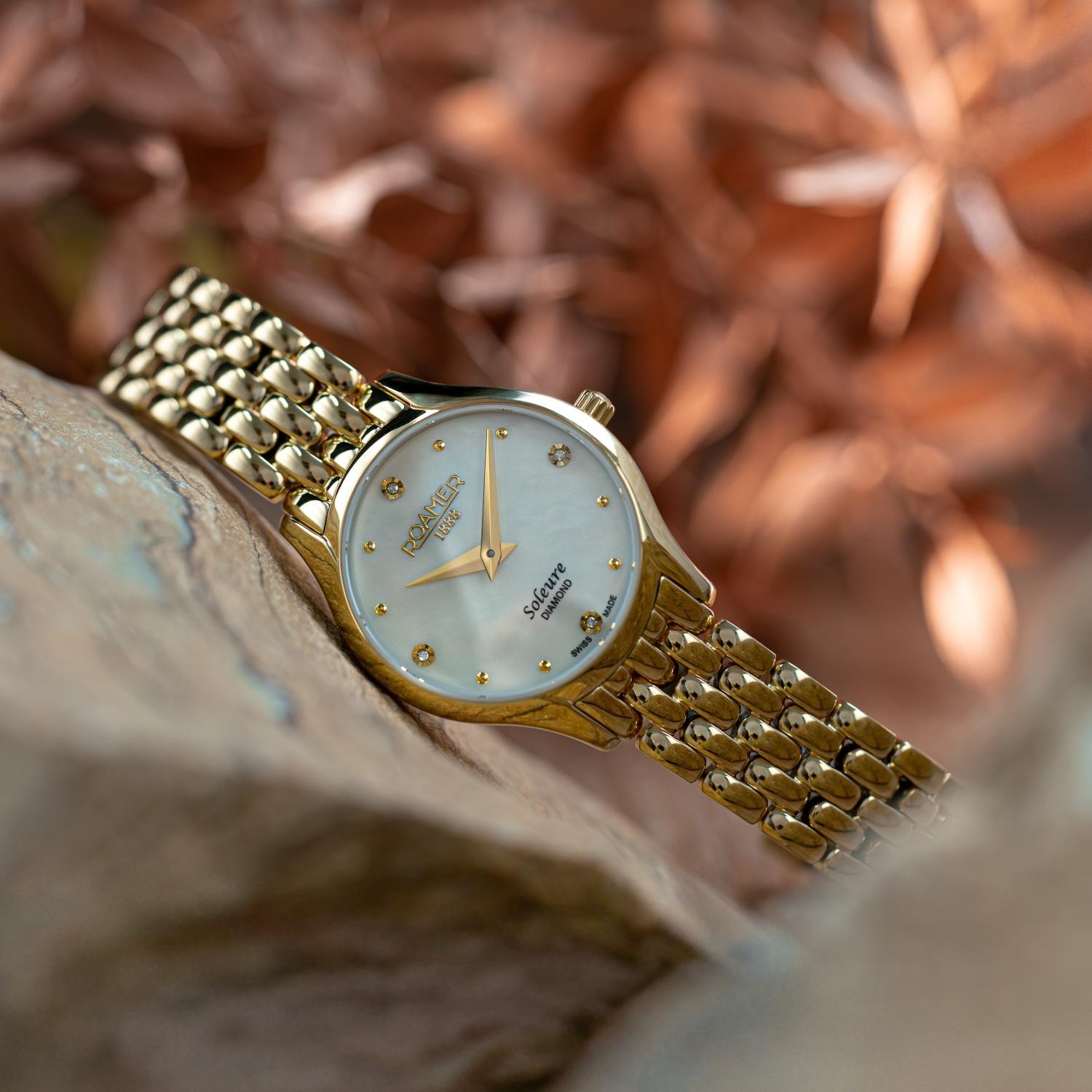 zegarek Roamer 547857 48 25 50 kwarcowy damski Soleure Soleure Diamond - miniatura 9
