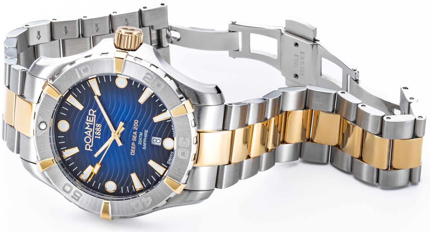 zegarek Roamer 860833 47 45 70 kwarcowy męski Deep Sea Deep Sea 200 - miniatura 6
