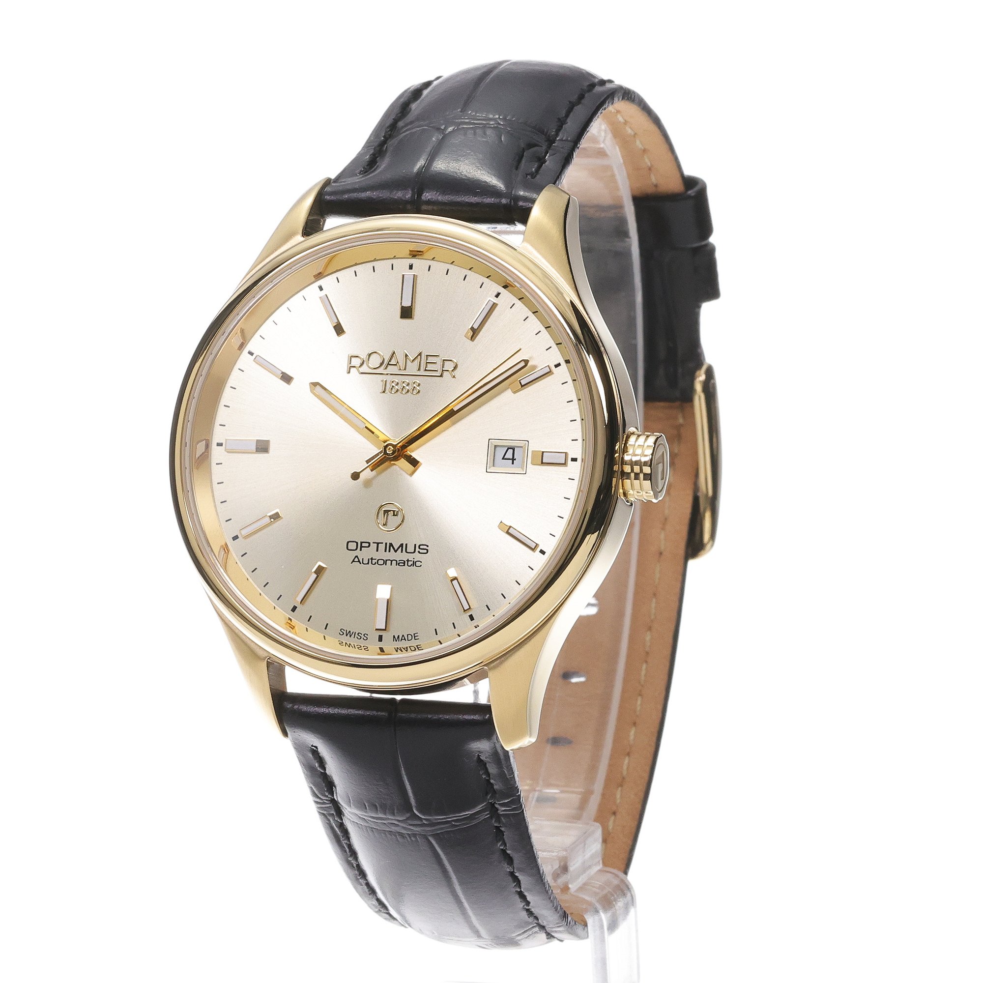 zegarek Roamer 983983 48 35 05 złoty Optimus - miniatura 2