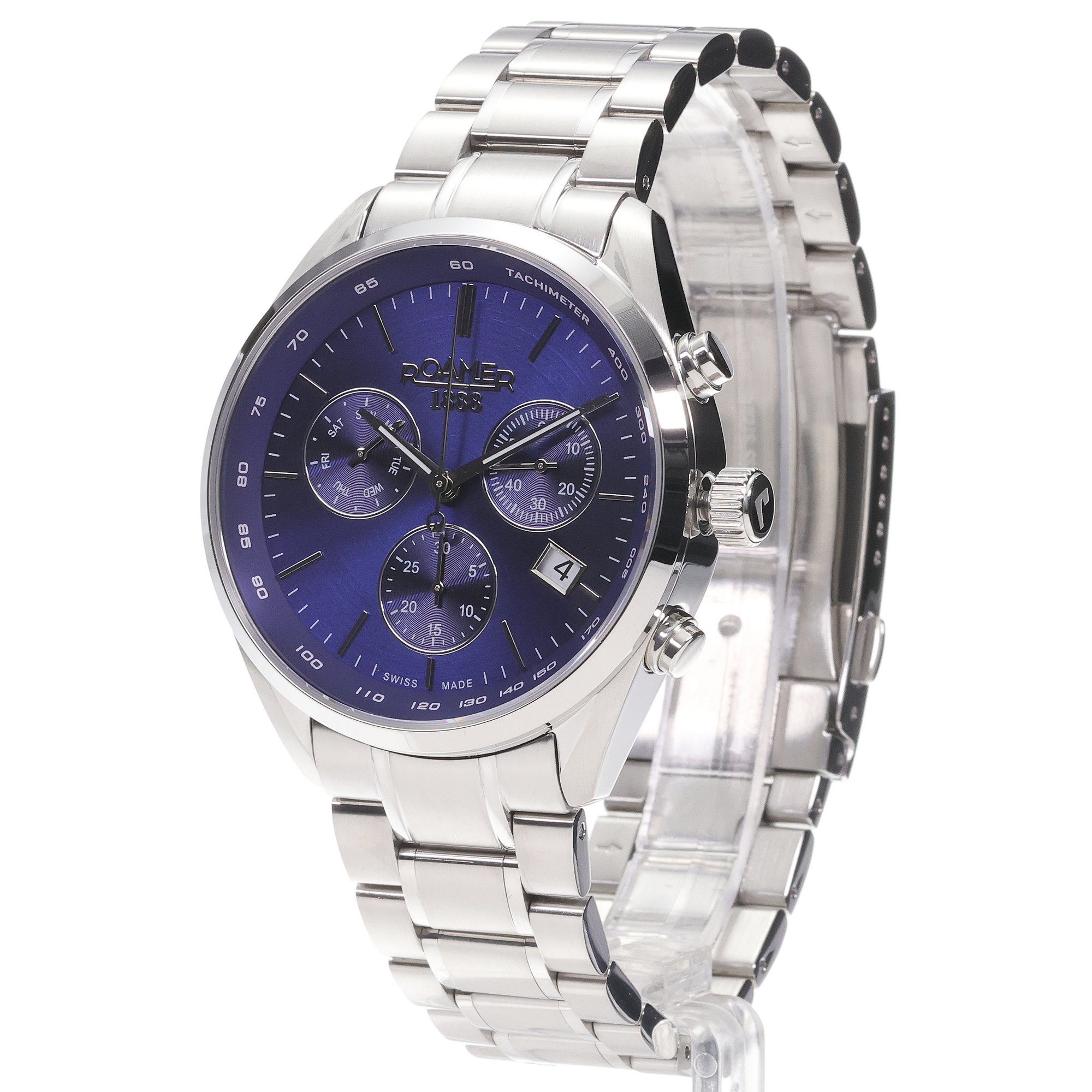 zegarek Roamer 993819 41 45 20 srebrny Pro Chrono - miniatura 2