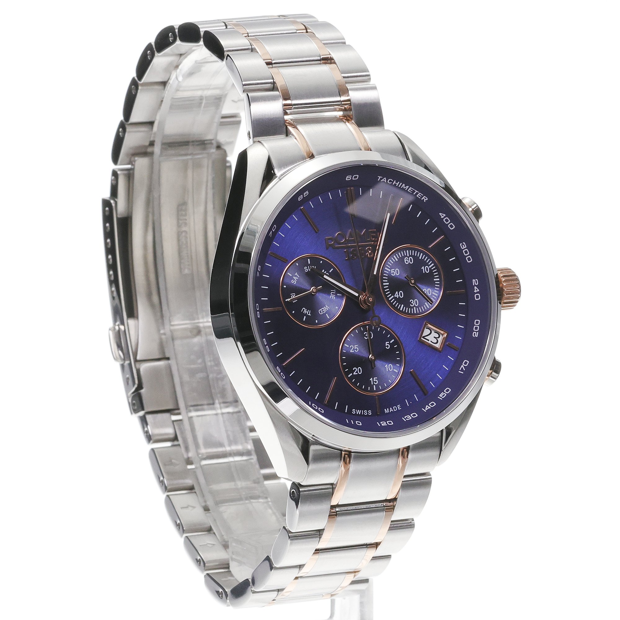 zegarek Roamer 993819 47 45 20 srebrny Pro Chrono - miniatura 3