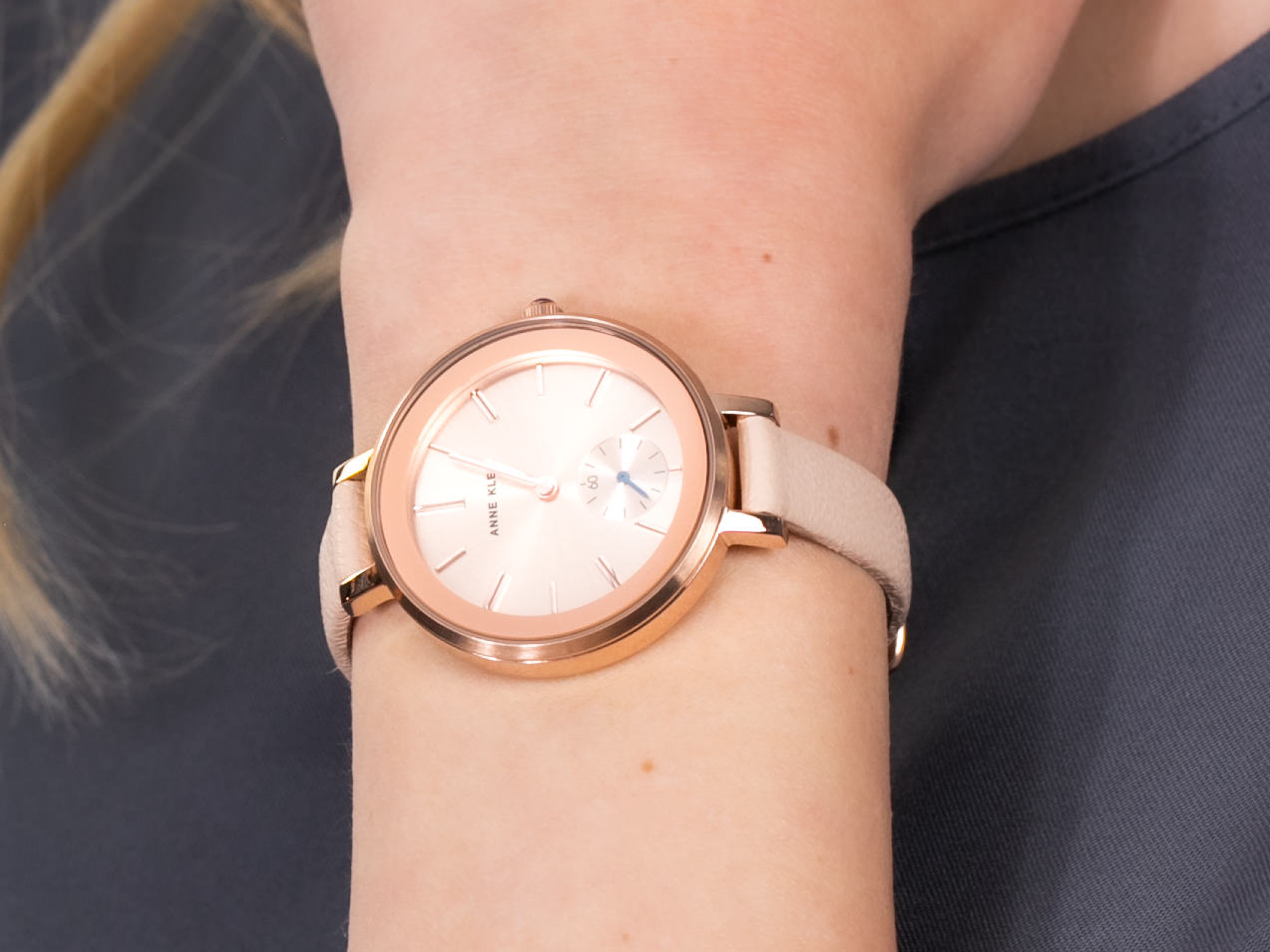 Anne Klein AK-2992RGLP zegarek klasyczny Pasek - miniatura 2