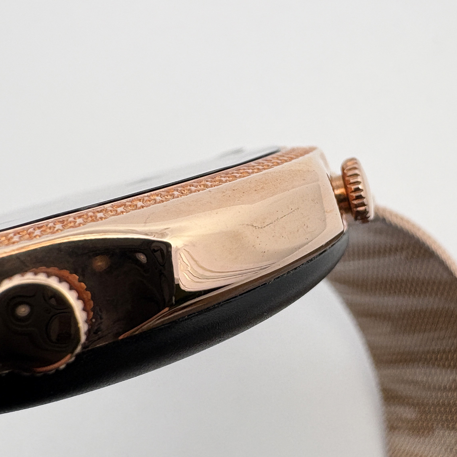 zegarek Rubicon SMARBN090-POWYSTAWOWY Smartwatch Rubicon RNBE74 różowe złoto damski z krokomierz Smartwatch - miniatura 3