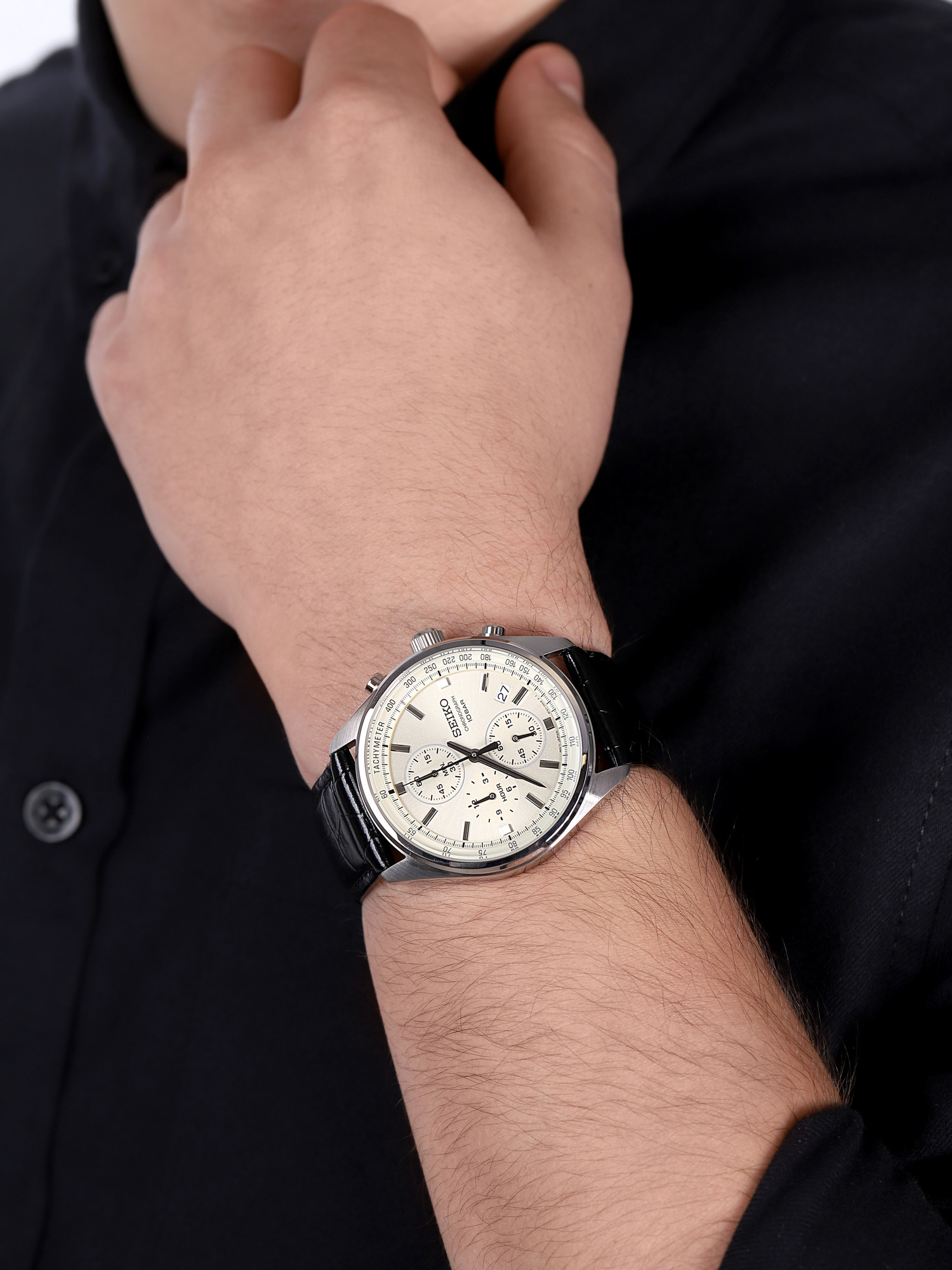 Chronograph Quartz 100m Seiko SSB383P1 - hover