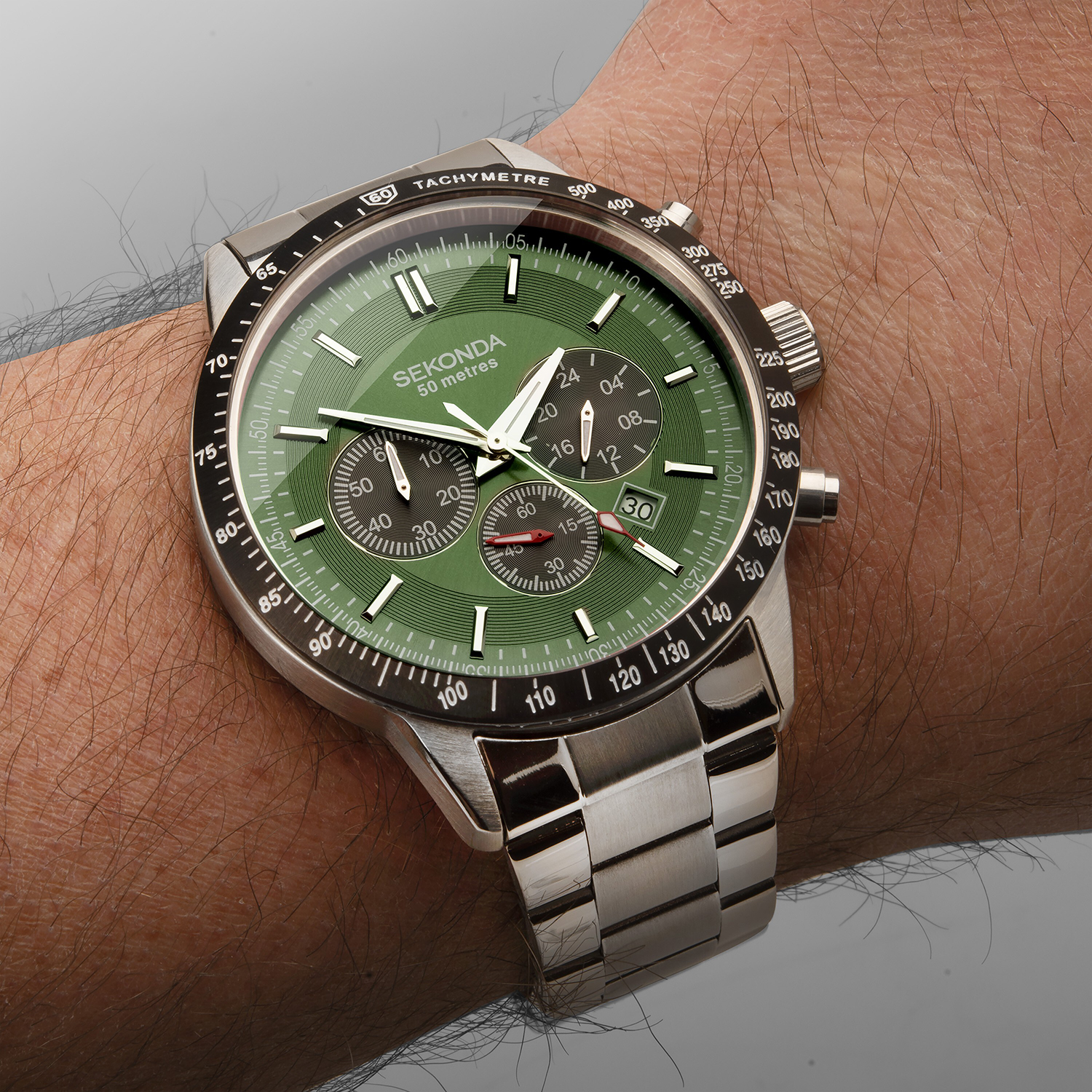 zegarek SEK.1913 kwarcowy męski Chronograph - miniatura 10