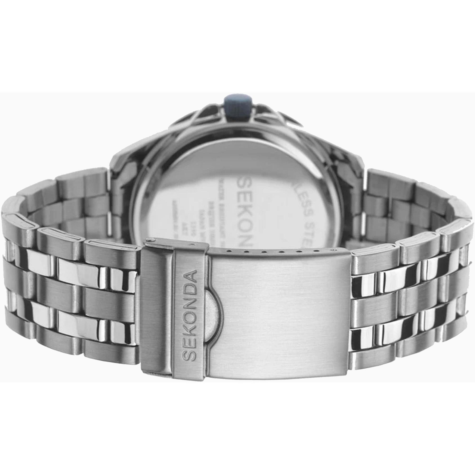 zegarek Sekonda 1391 srebrny Chronograph - miniatura 5