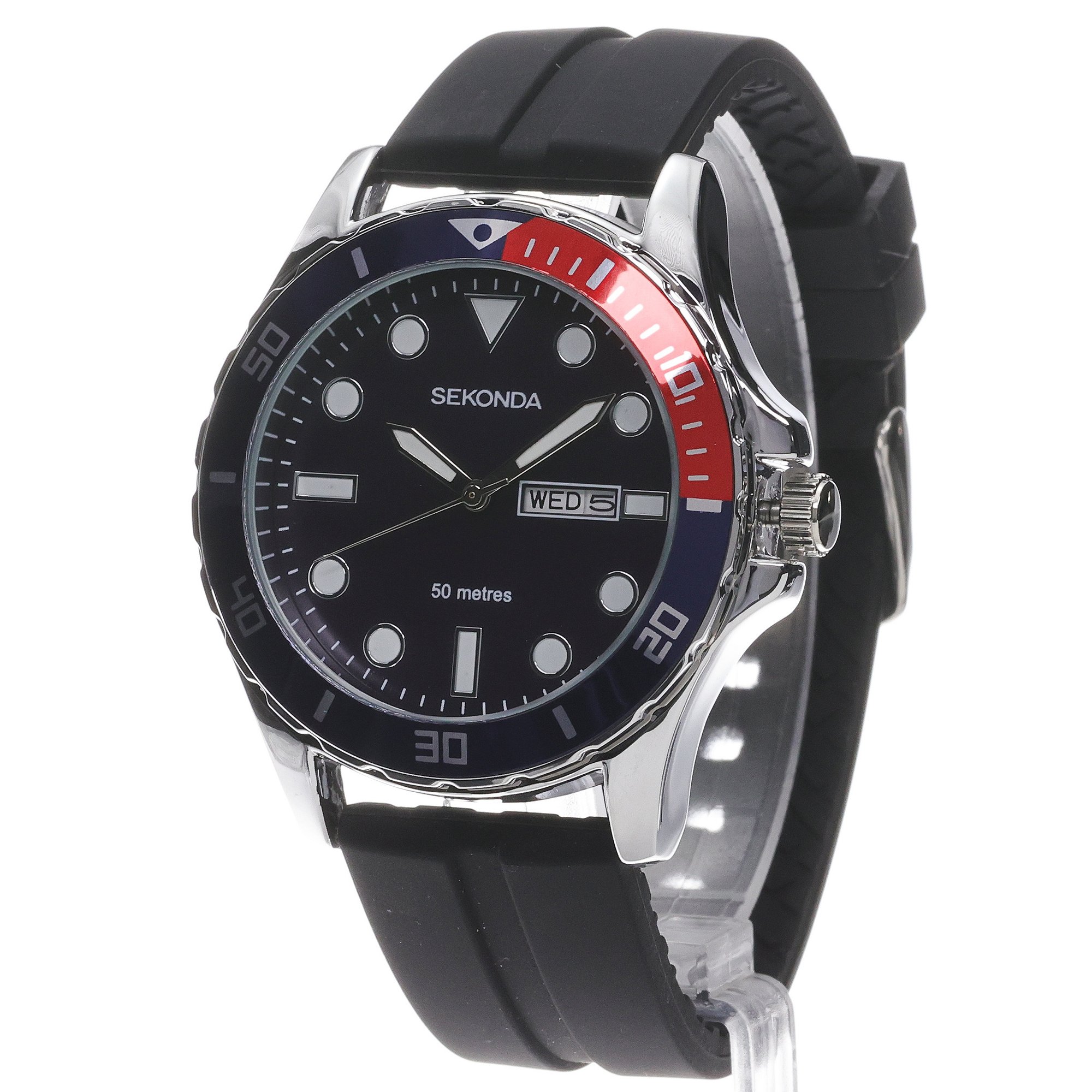 zegarek Sekonda 1580 srebrny Sports - miniatura 2