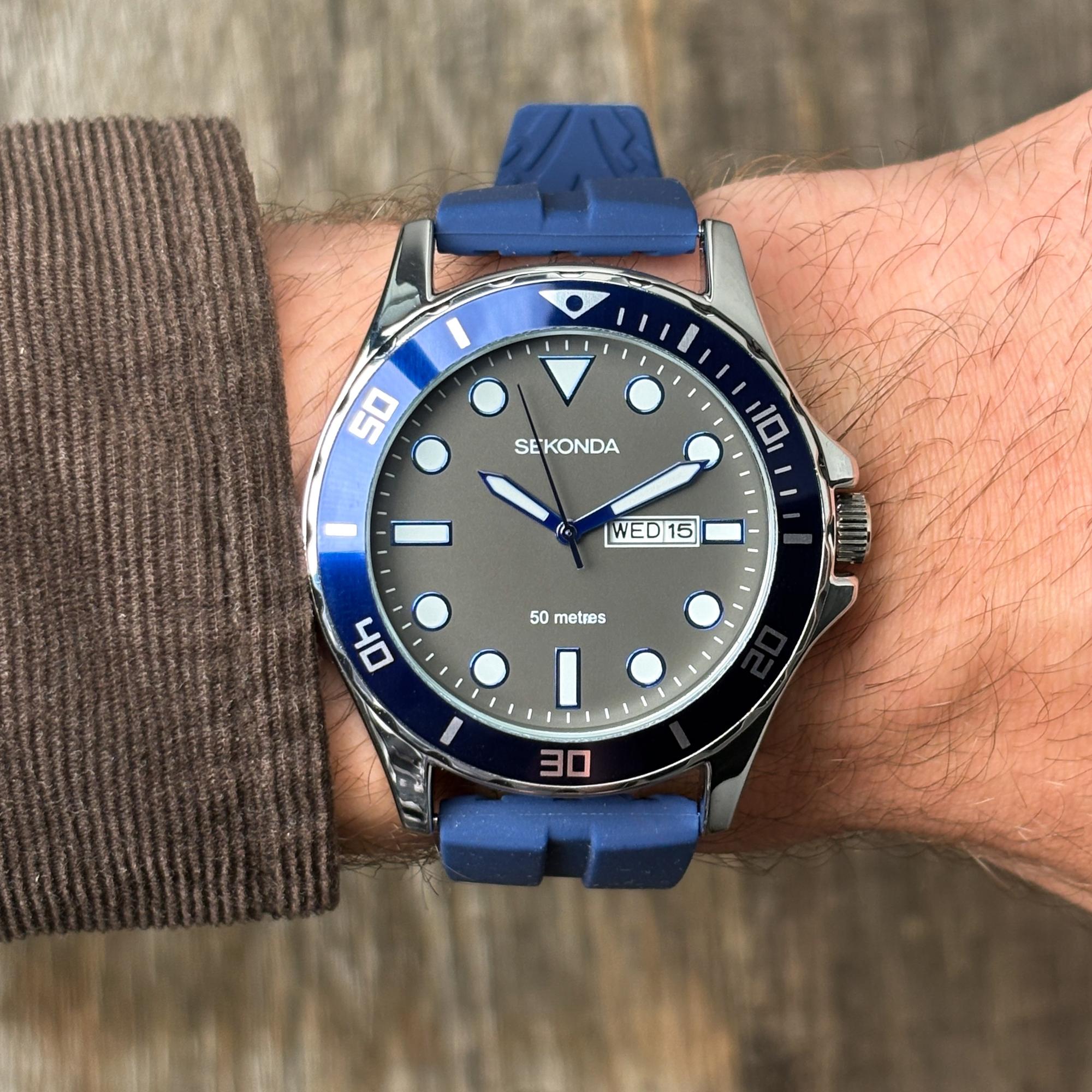 zegarek Sekonda 1702 srebrny Sports - miniatura 7
