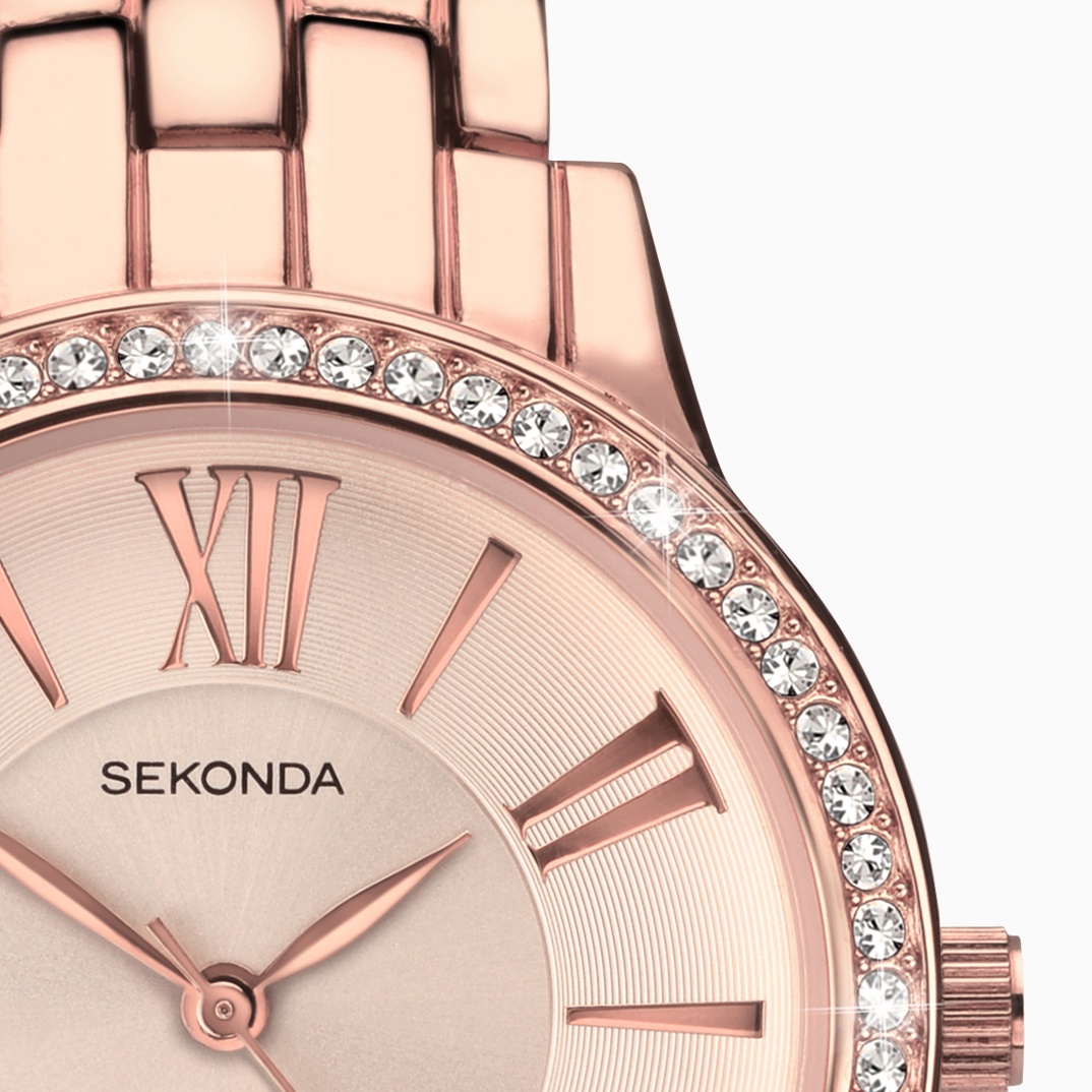 zegarek Sekonda 2400 różowe złoto Dress - miniatura 10