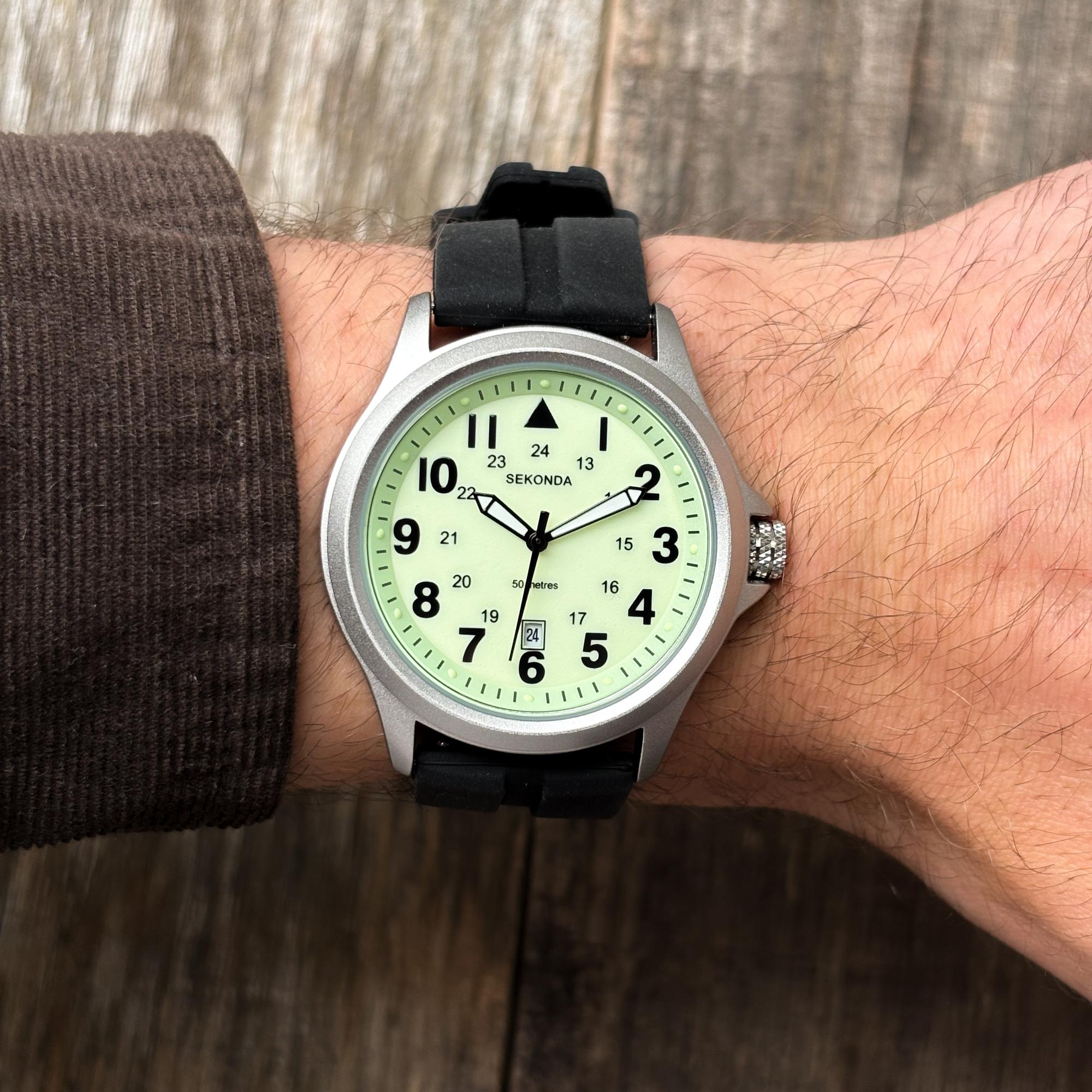 zegarek Sekonda 30093 kwarcowy męski Pilot - miniatura 6