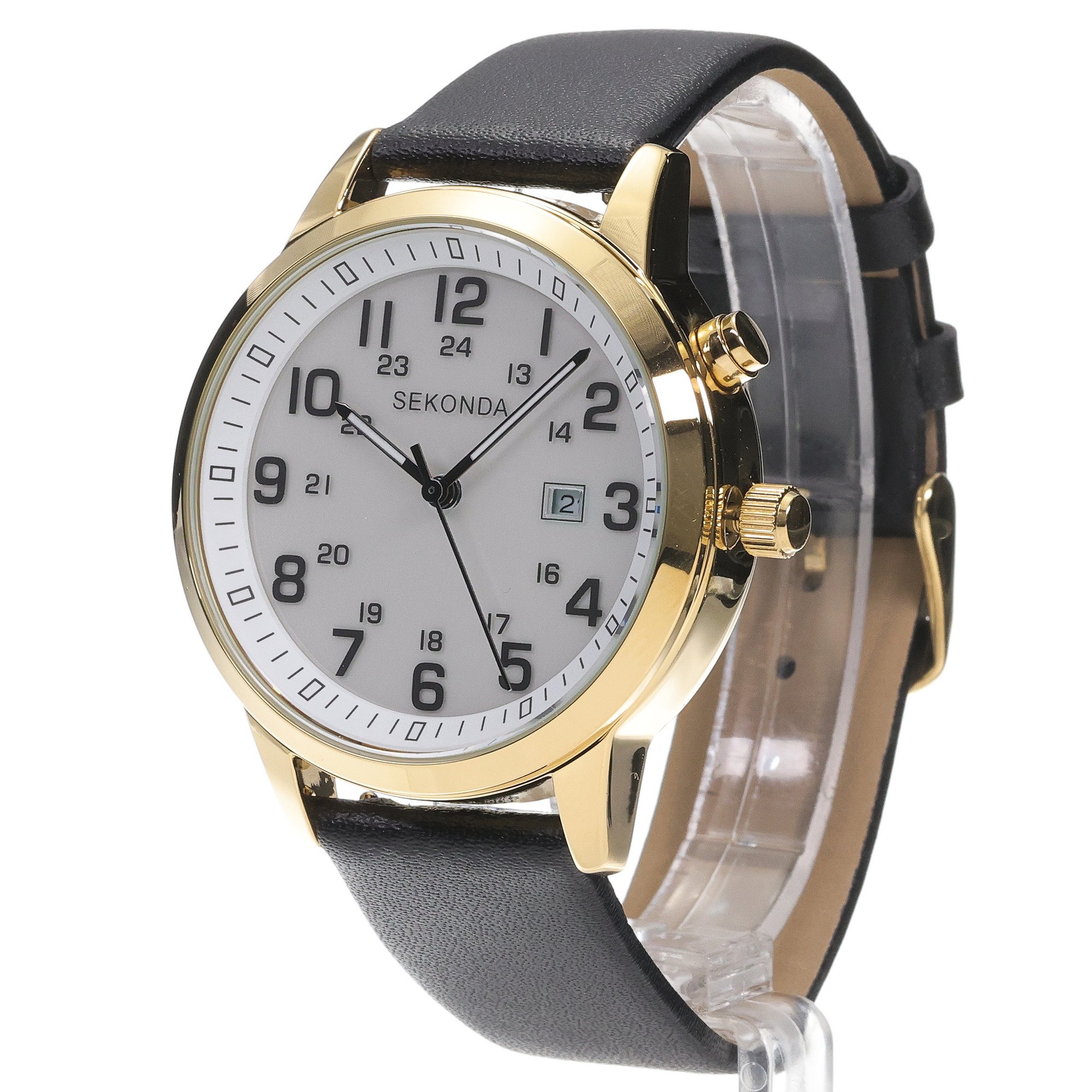 zegarek Sekonda 30127 złoty Classic - miniatura 2