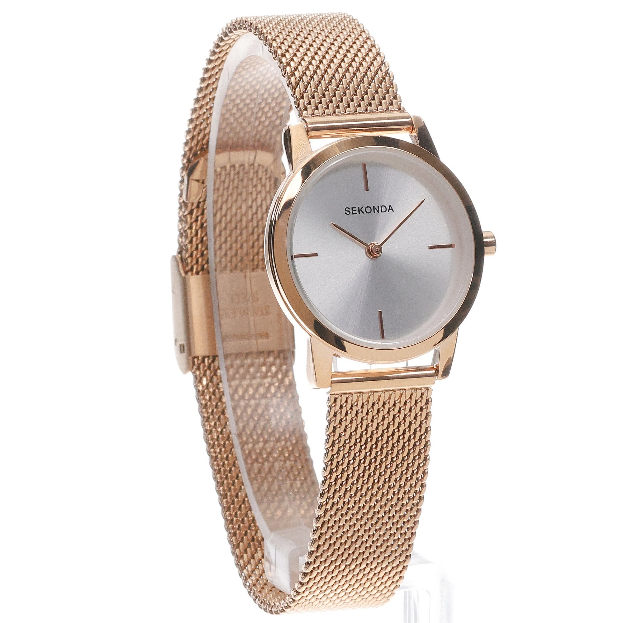 zegarek Sekonda 49007 różowe złoto Dress - miniatura 3
