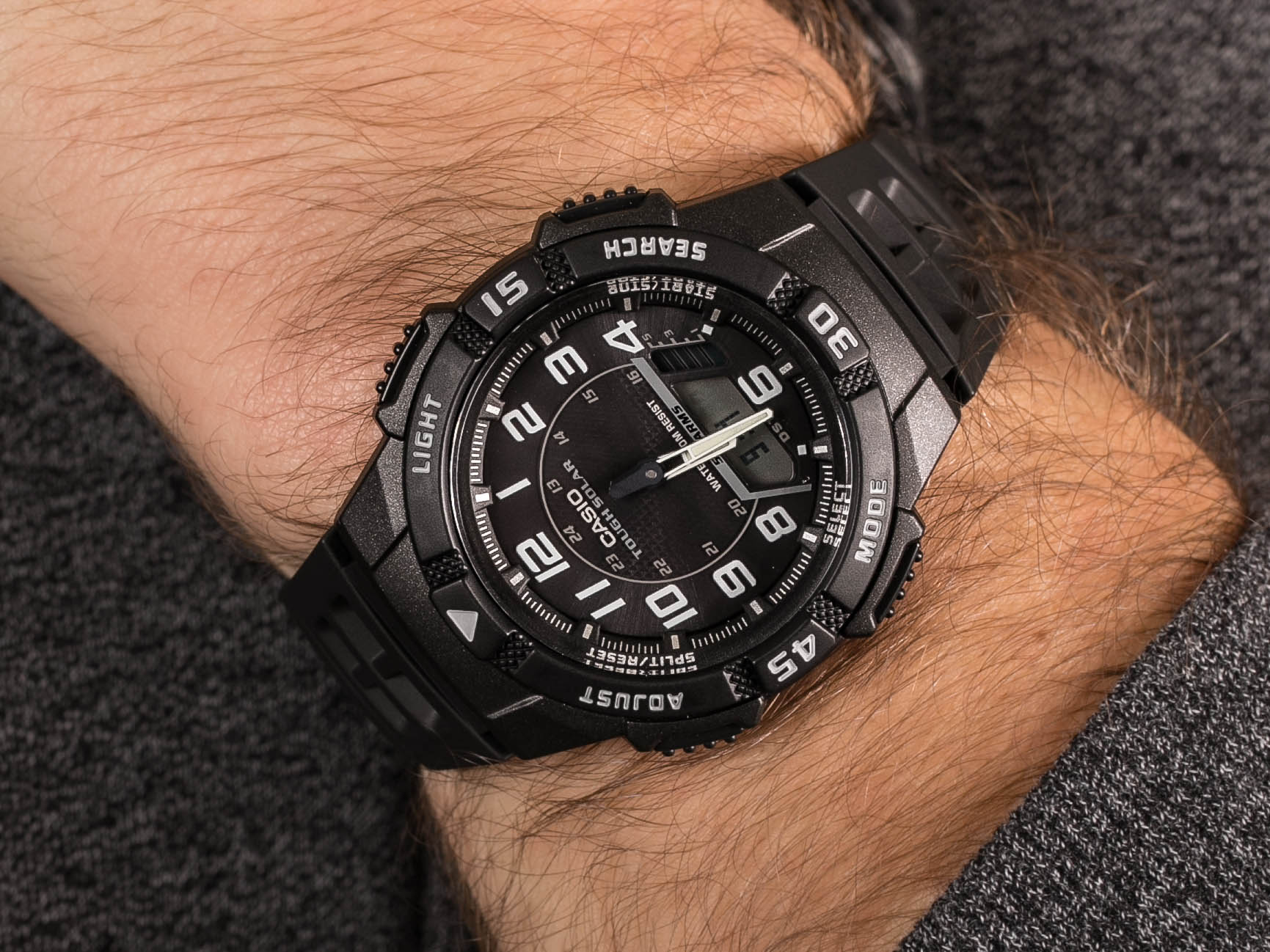 Casio AQ-S800W-1BVEF zegarek sportowy Analogowo - cyfrowe - miniatura 2