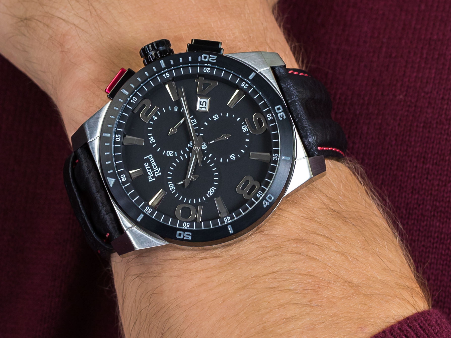 Pierre Ricaud P60016.Y254CH zegarek sportowy Pasek