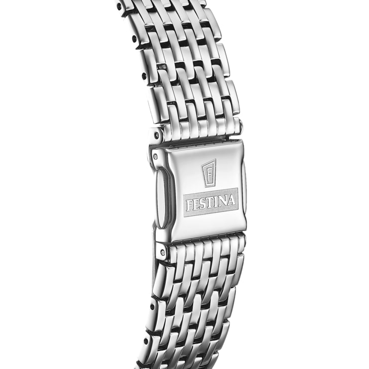 Festina F20018-1 zegarek srebrny klasyczny Classic bransoleta