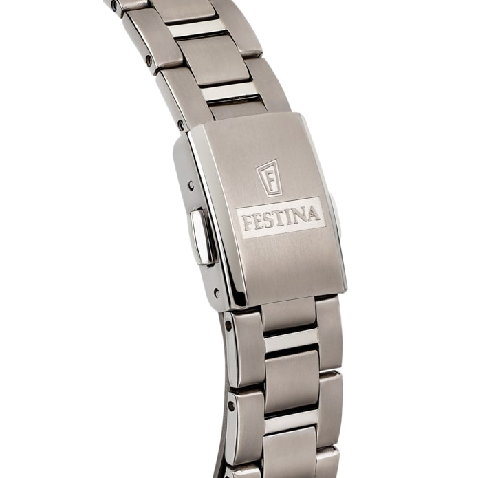 Festina F20436-3 zegarek srebrny klasyczny Titanium bransoleta