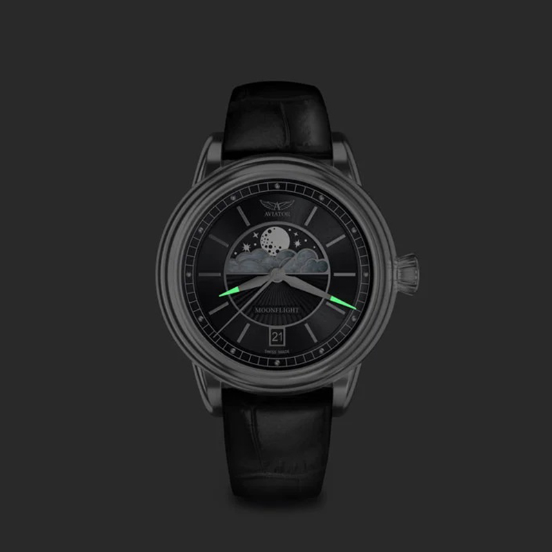 zegarek Aviator V.1.33.0.252.4 srebrny Douglas - miniatura 5