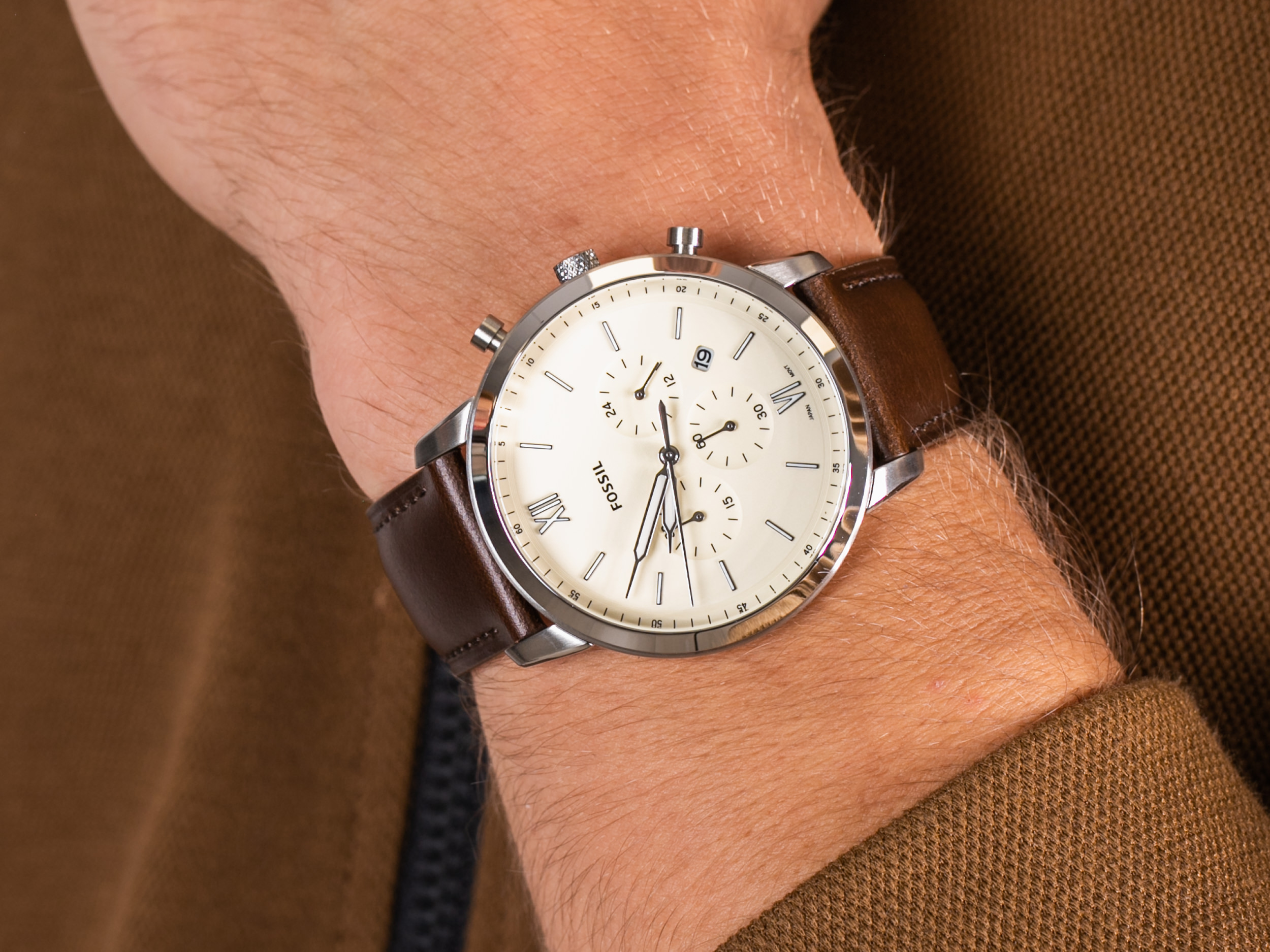 Fossil FS5380 zegarek klasyczny Townsman - miniatura 2
