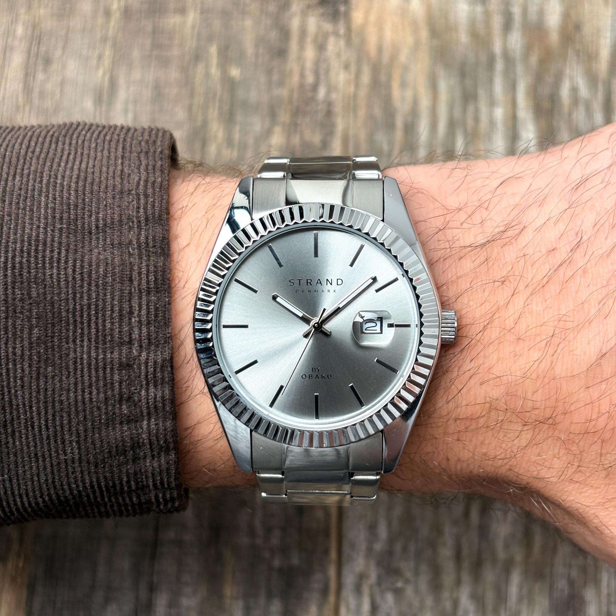 zegarek Strand S721GDCJSC-DS srebrny Męski - miniatura 11