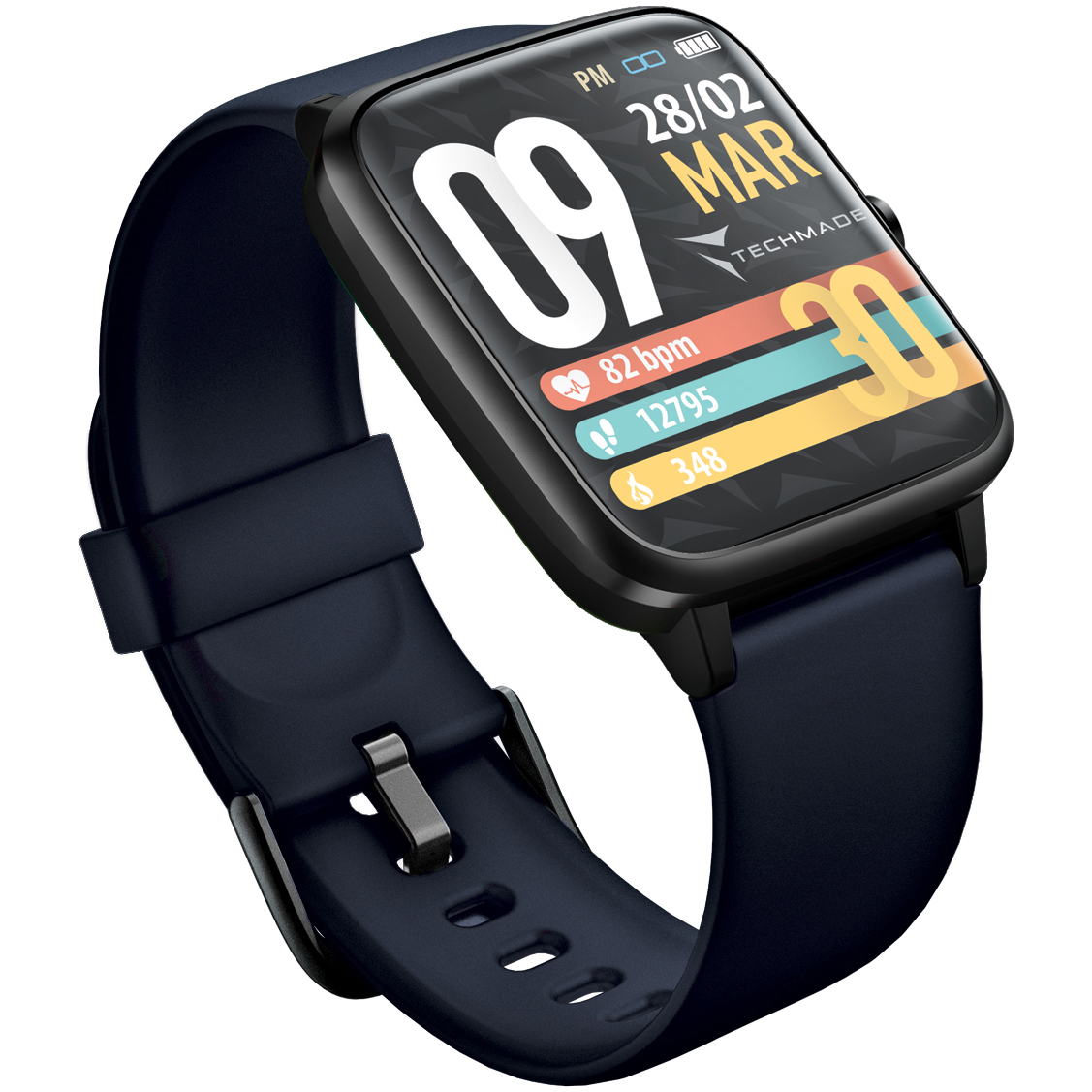 zegarek Techmade TM-MOVE-DBL Smartwatch Move Blue Move z tworzywa sztucznego - miniatura 6