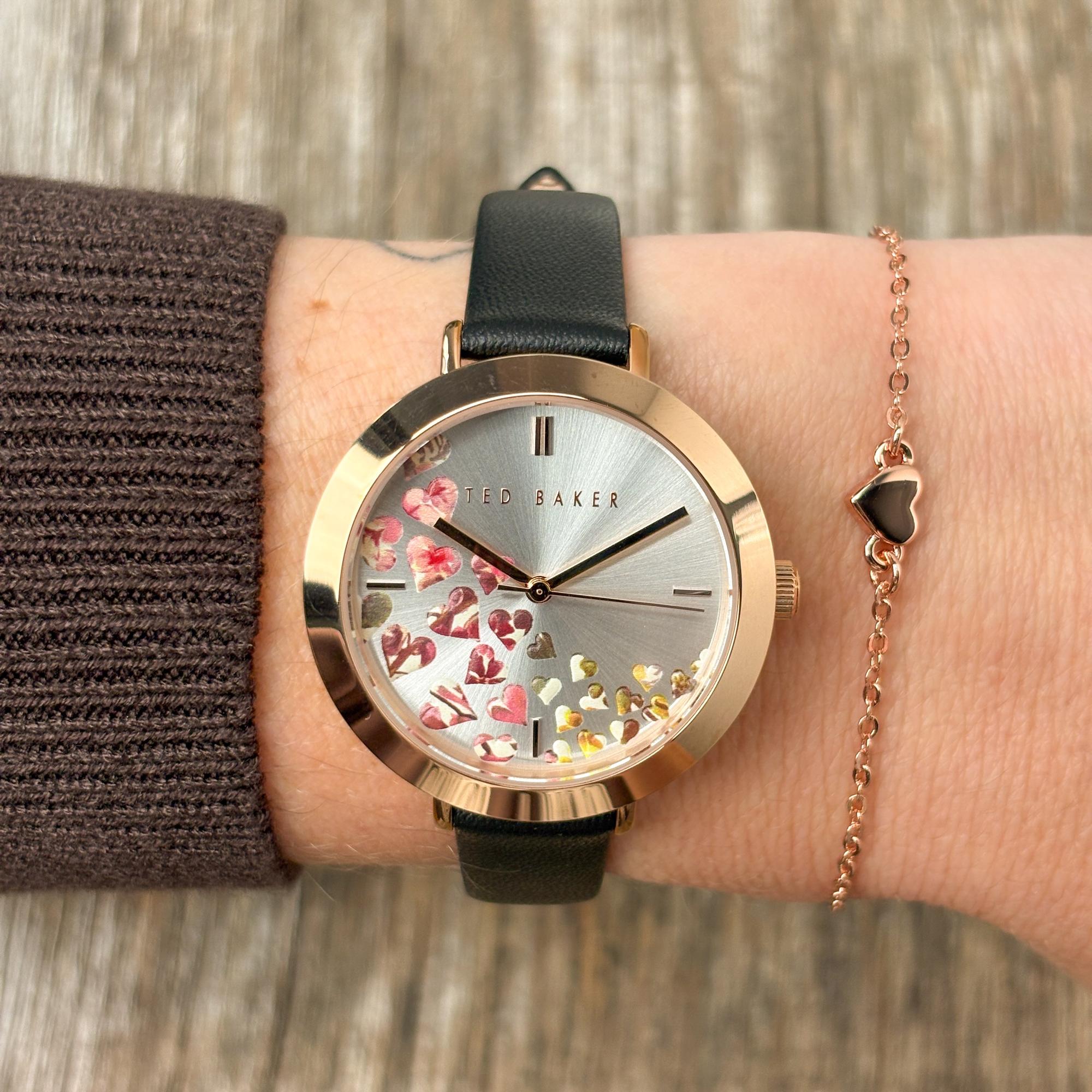 zegarek Ted Baker BKG028200 różowe złoto pasek - miniatura 10