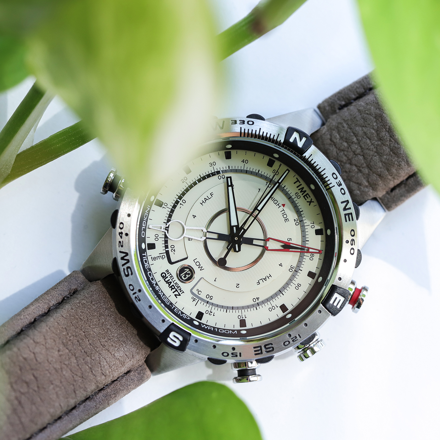 zegarek Timex T2N721 kwarcowy męski Intelligent Quartz Allied Intelligent Quartz Tide Temp Compass - miniatura 4