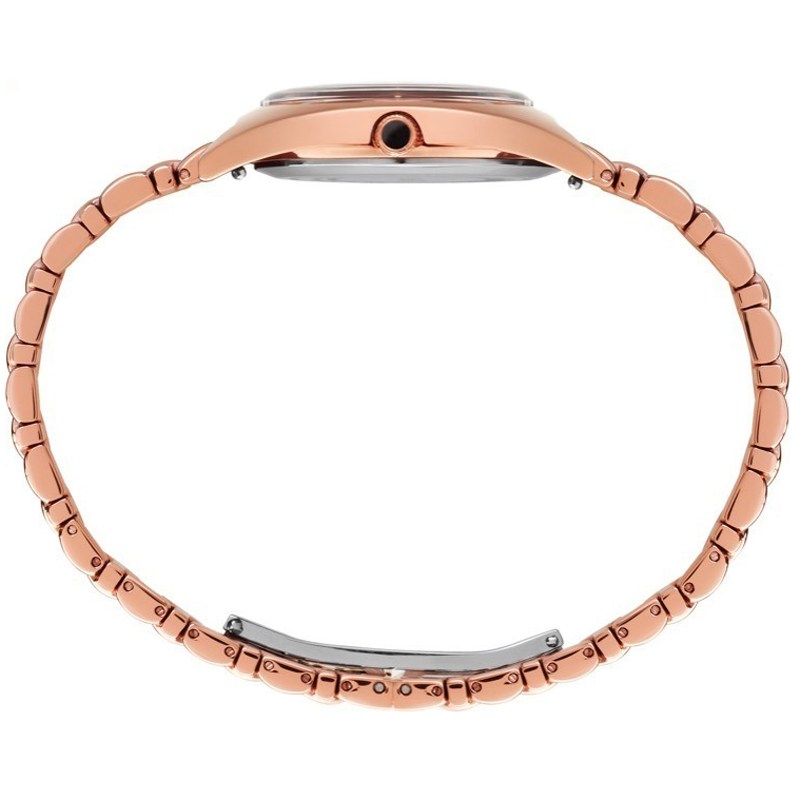 Timex TW2T90500 zegarek różowe złoto klasyczny Milano bransoleta - miniatura 3