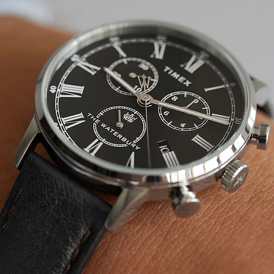 zegarek Timex TW2U88300 srebrny Waterbury - miniatura 7