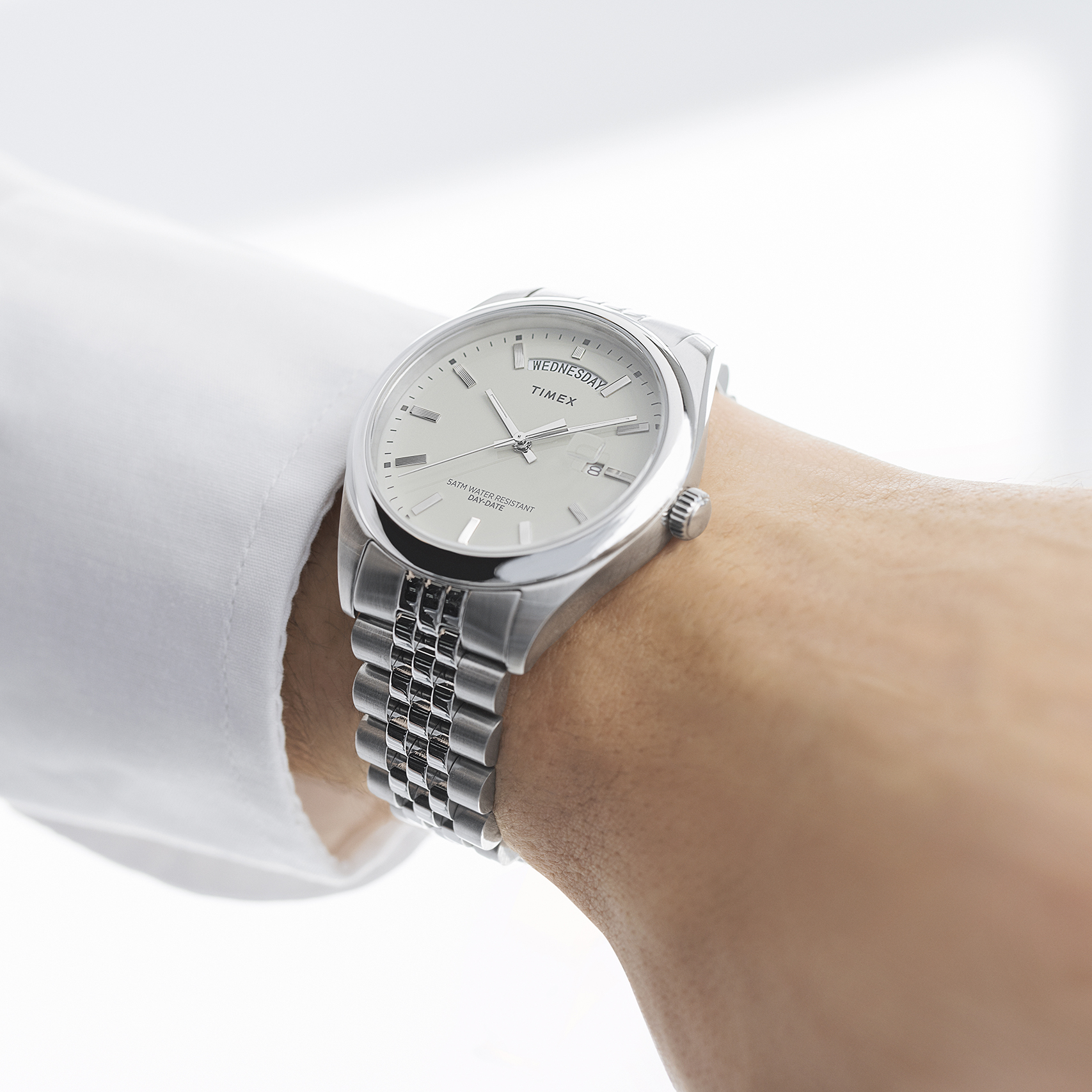 zegarek Timex TW2V67900 srebrny Legacy - miniatura 7