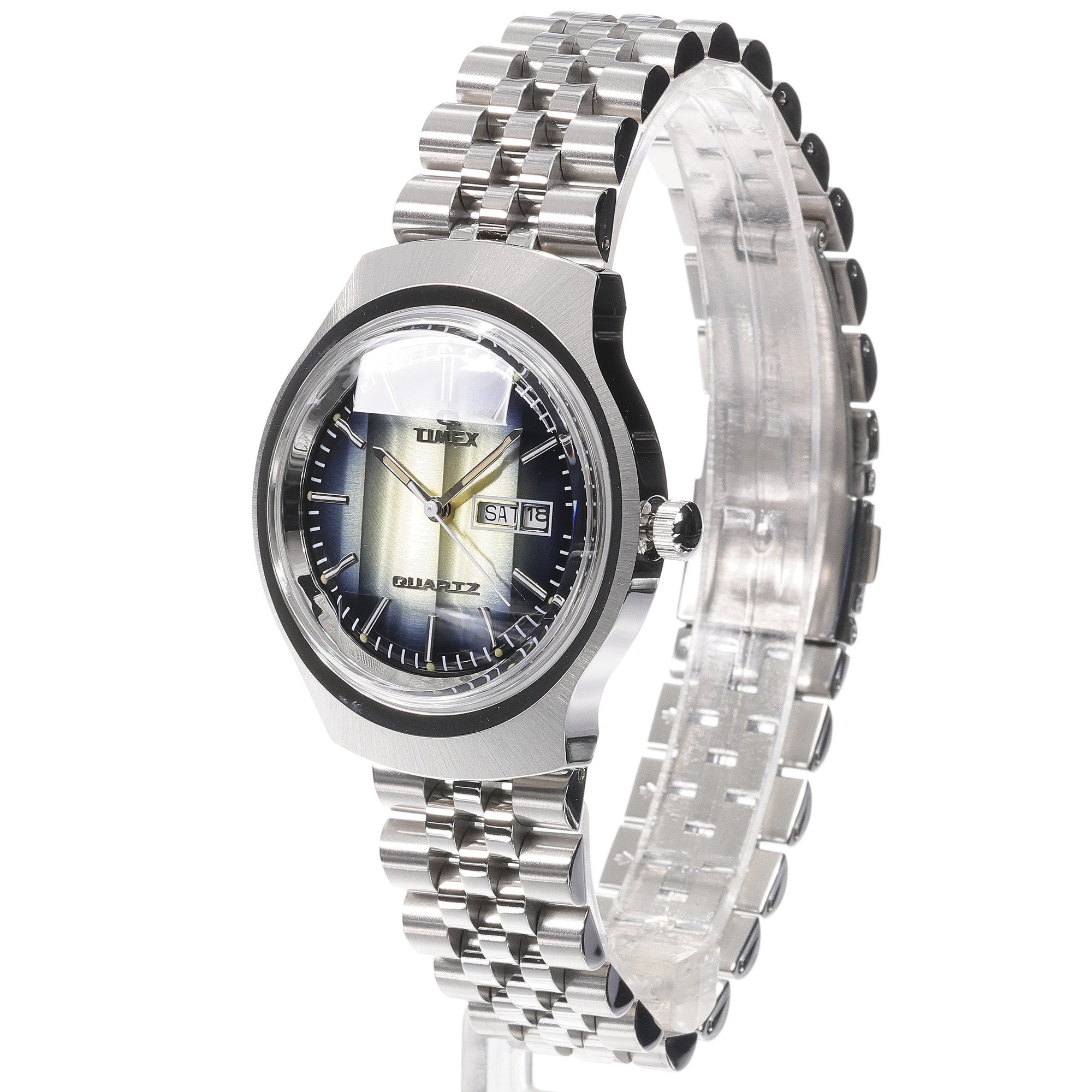 zegarek Timex TW2W22500 szary Q Timex Reissue - miniatura 9
