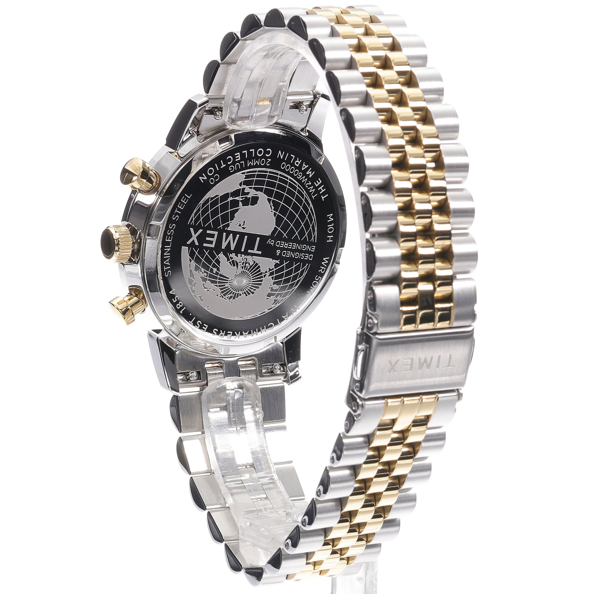 zegarek Timex TW2W60000 Marlin Quartz Chronograph 40mm Bicolor Marlin akrylowe - miniatura 4