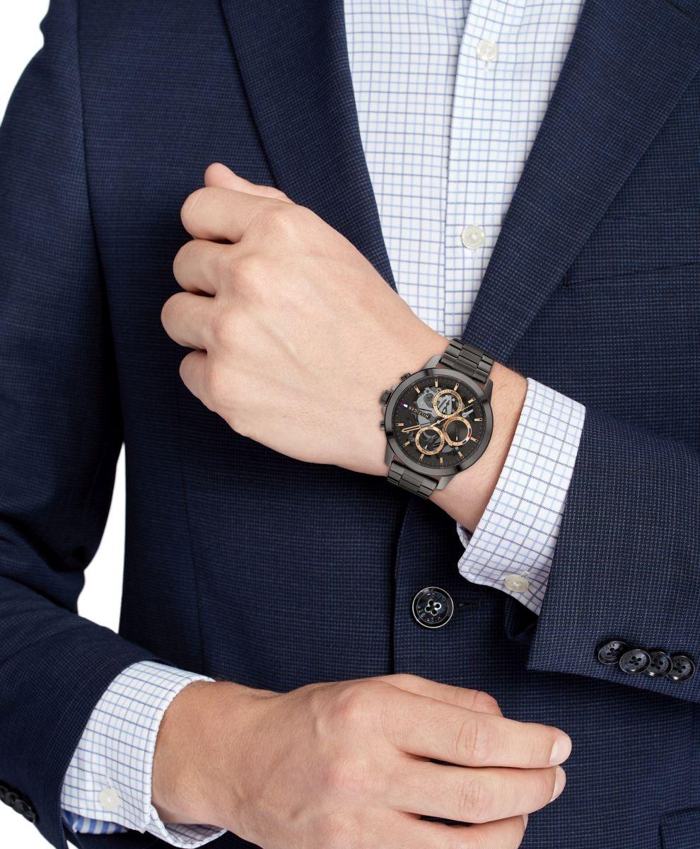zegarek Tommy Hilfiger 1710479 szary Męskie - miniatura 7