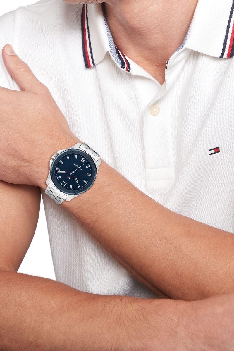 zegarek Tommy Hilfiger 1710487 srebrny Męskie - miniatura 7