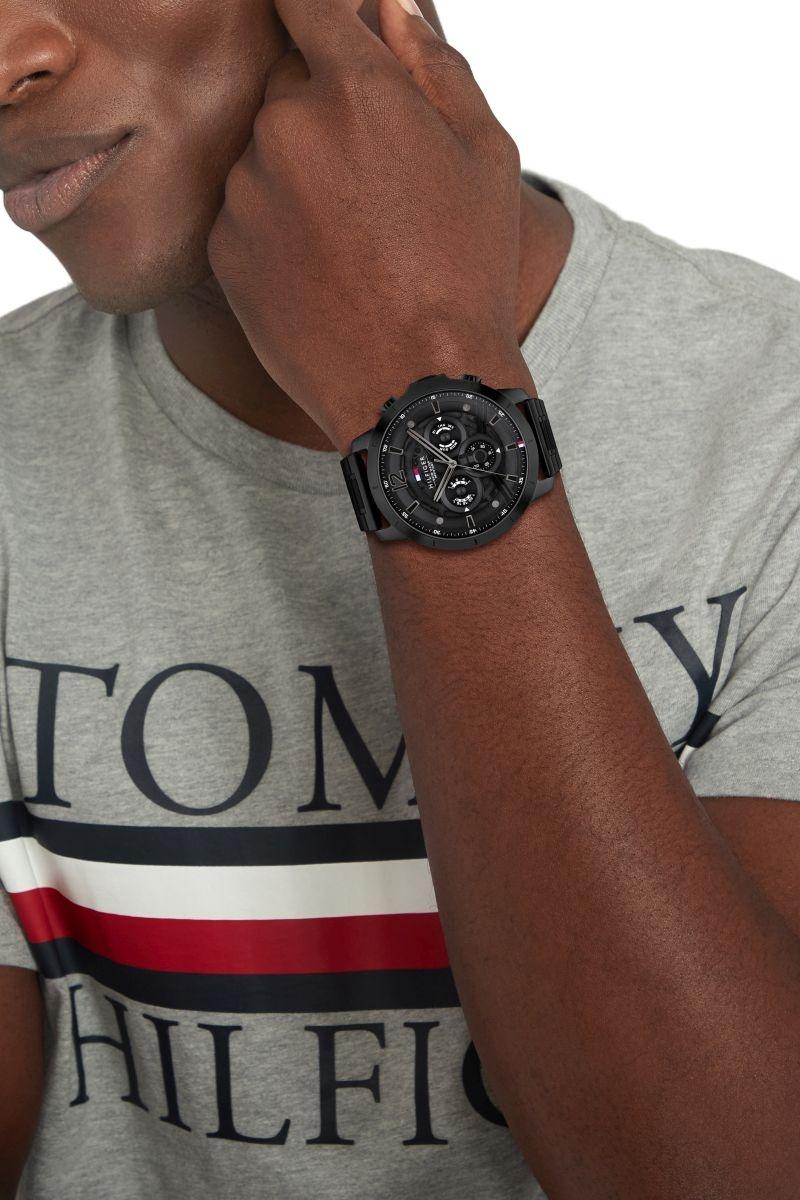 zegarek Tommy Hilfiger 1710494 czarny Męskie - miniatura 7