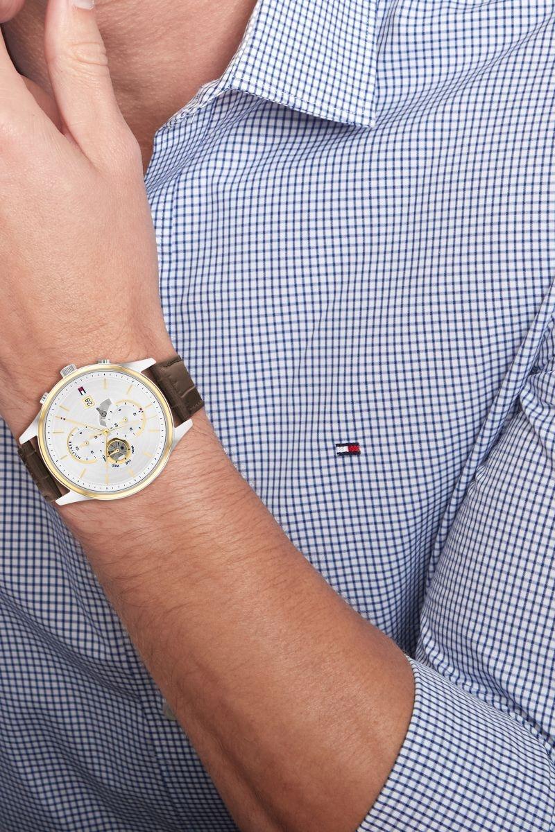 zegarek Tommy Hilfiger 1710501 srebrny Męskie - miniatura 7