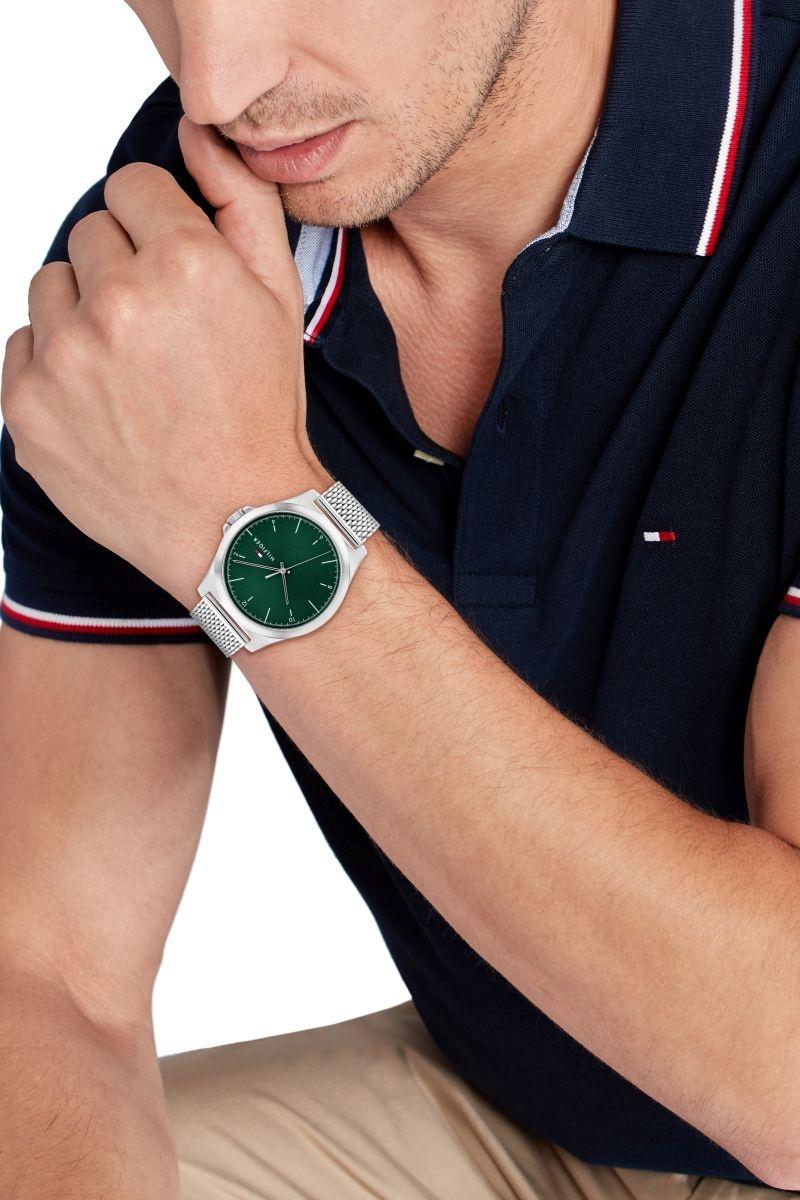 zegarek Tommy Hilfiger 1710548 srebrny Męskie - miniatura 7